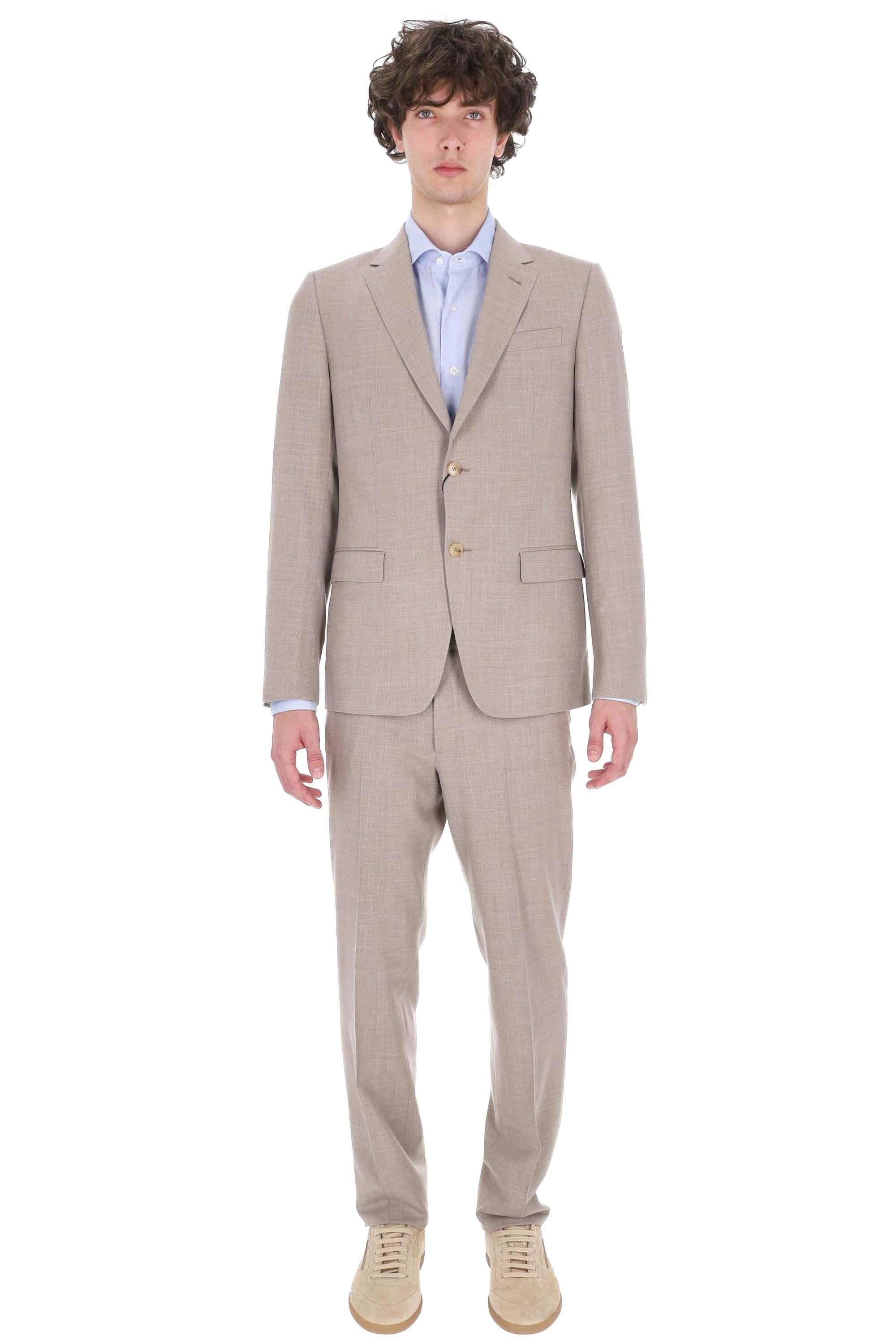 Zegna Abito in lana-lino drop 8R 350703A3-281CGN 8R 