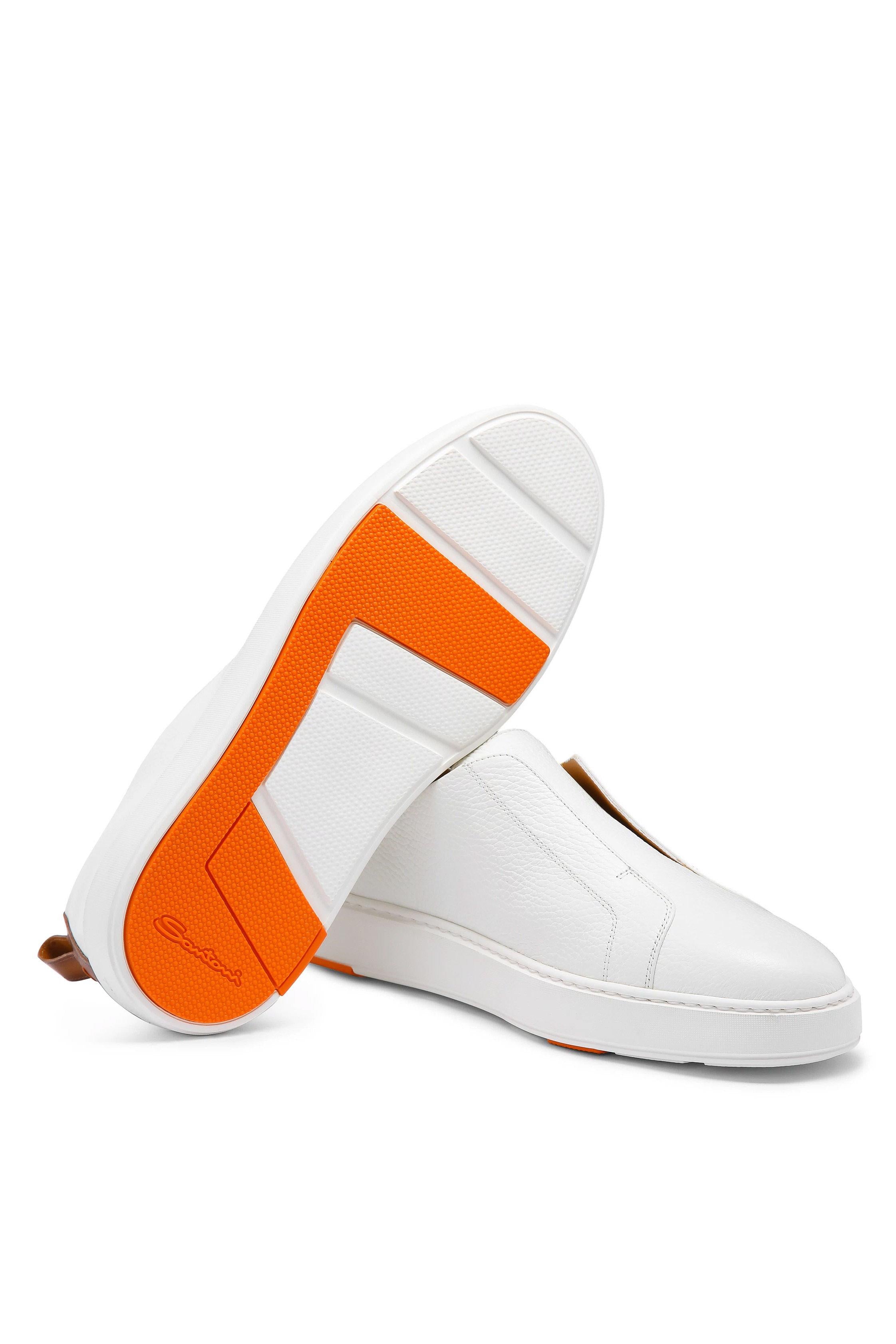 Santoni Sneaker slip-on in pelle bottalata MBCD21995BARTLLD I50 