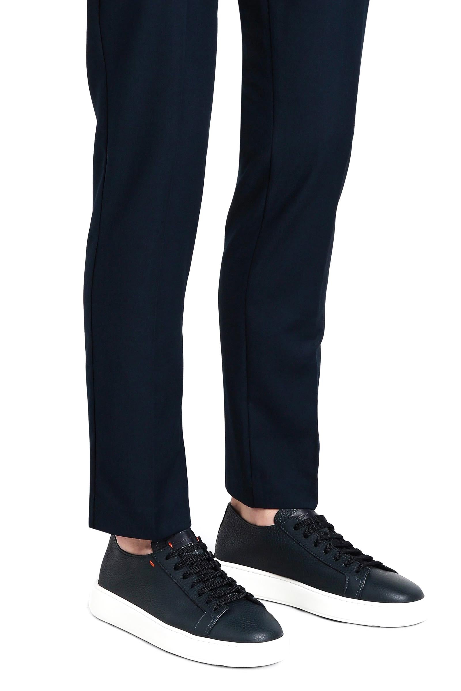 Santoni Sneaker in pelle bottalata MBCD21430BARCMMD U55 