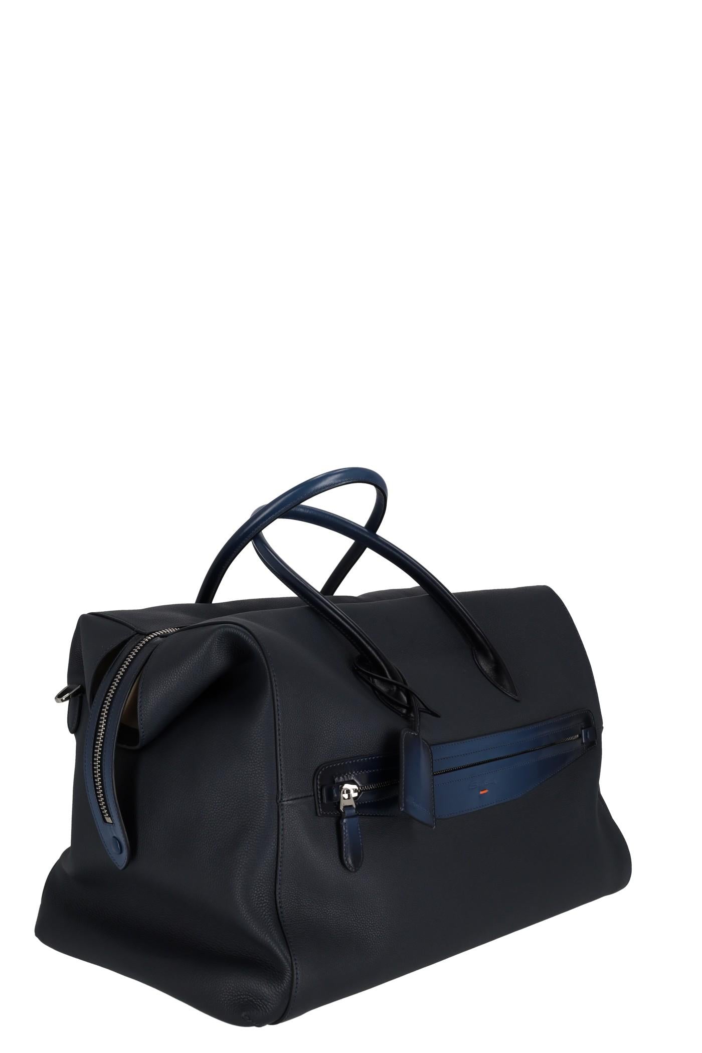 Santoni Borsa da viaggio in pelle UIBBA2646BS/2 U55 
