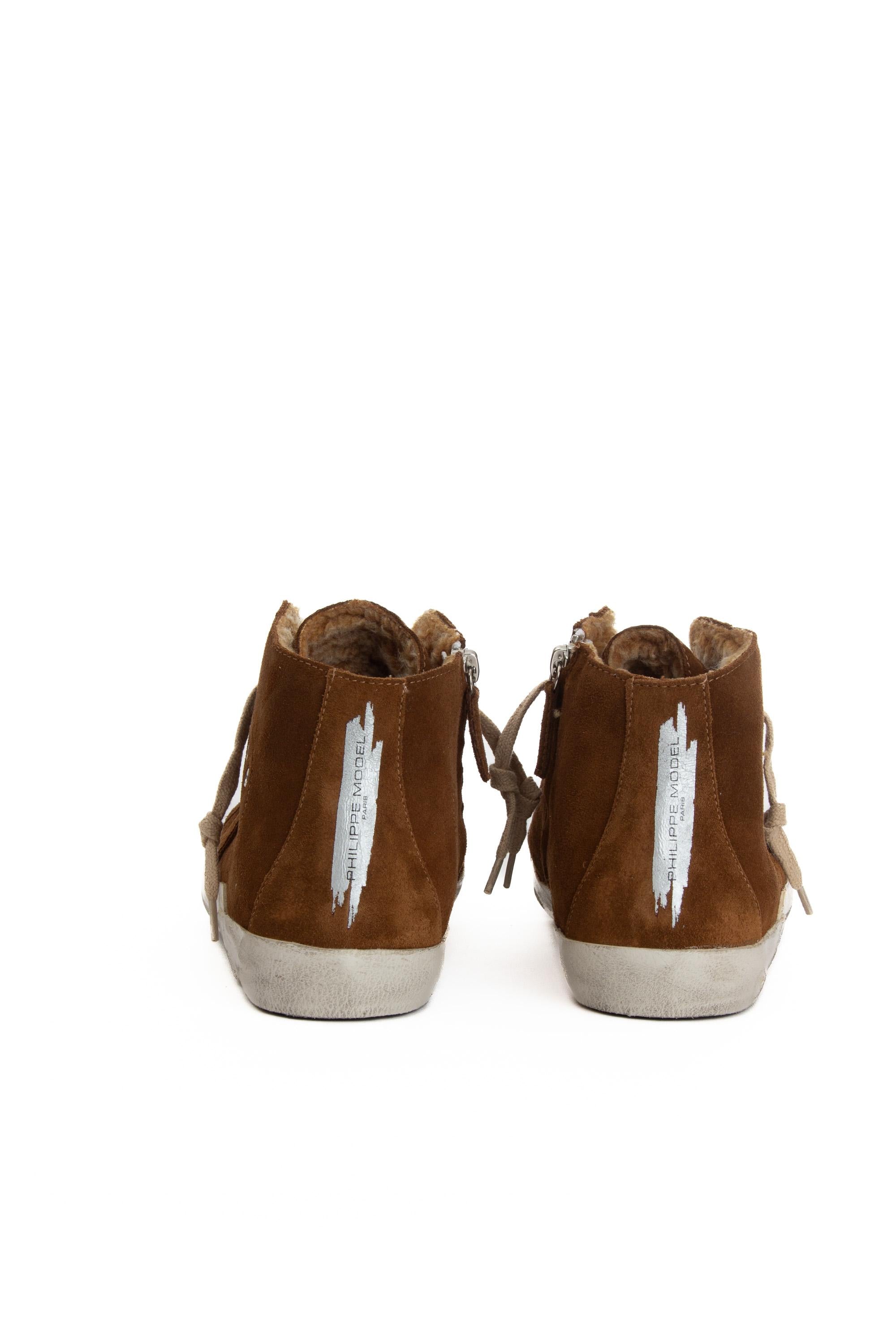 Sneaker alta in pelle scamosciata PRLU PRSX_3 DF03 Philippe Model 