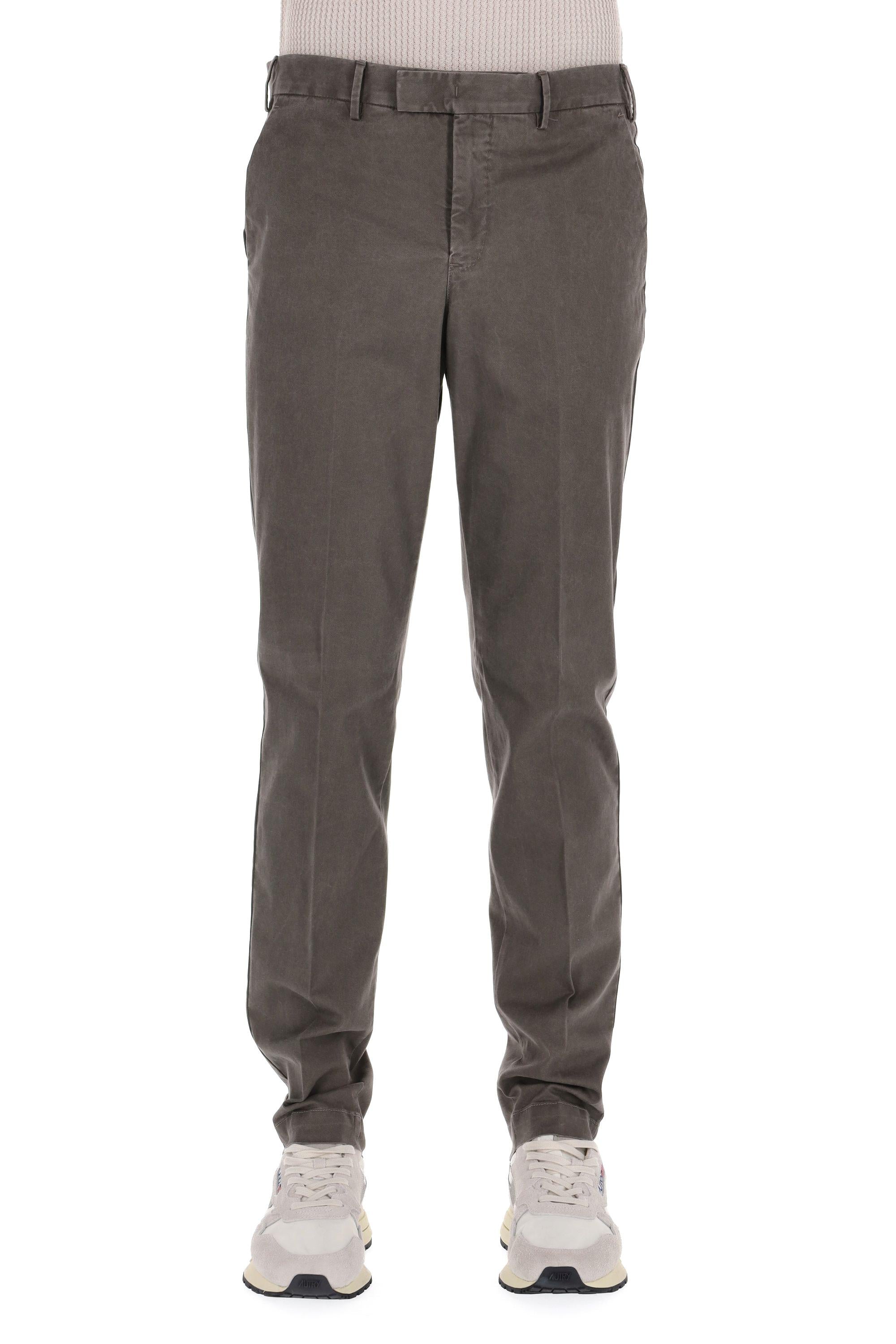PT Torino Pantalone in tricotina di cotone Master fit ALMAZ00CL1 TU18 0100 