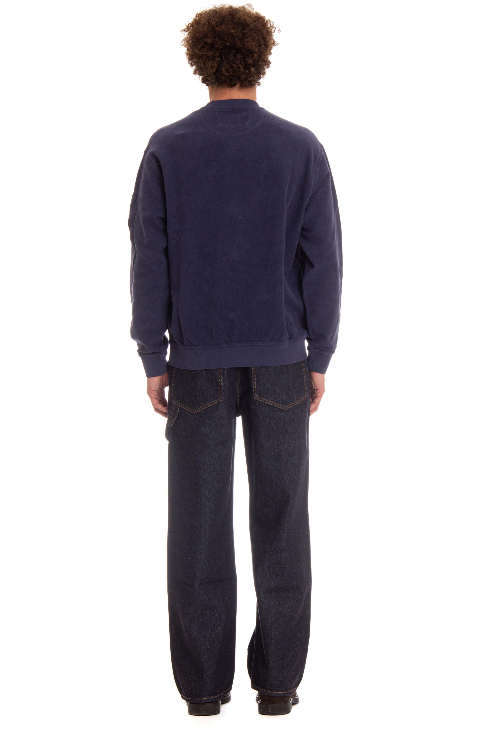 CP Company Felpa girocollo in cotone brushed CMSS285A 006614G/2 887 