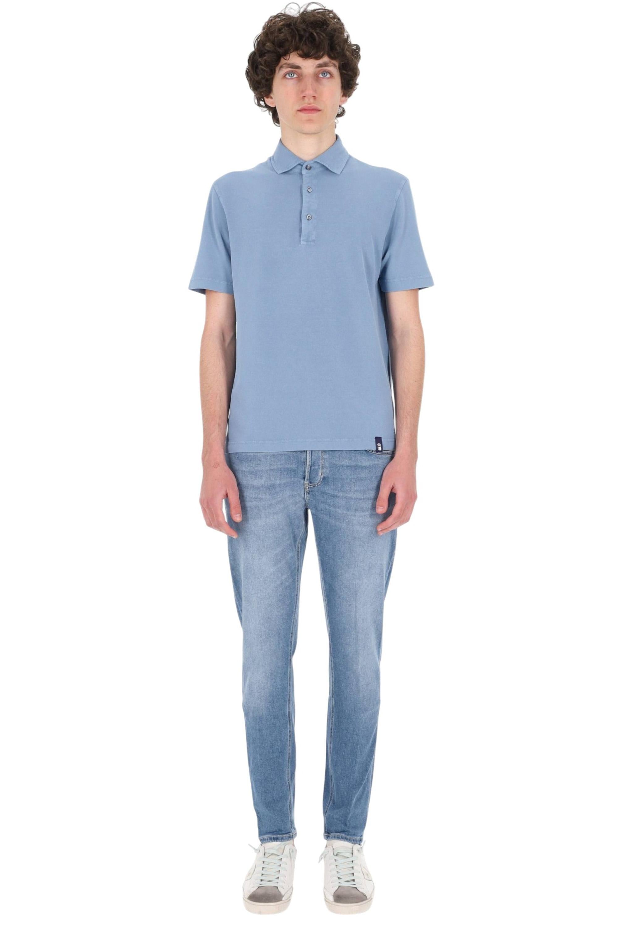 Drumohr Polo in cotone ice cotton DTJ202B-3 735 