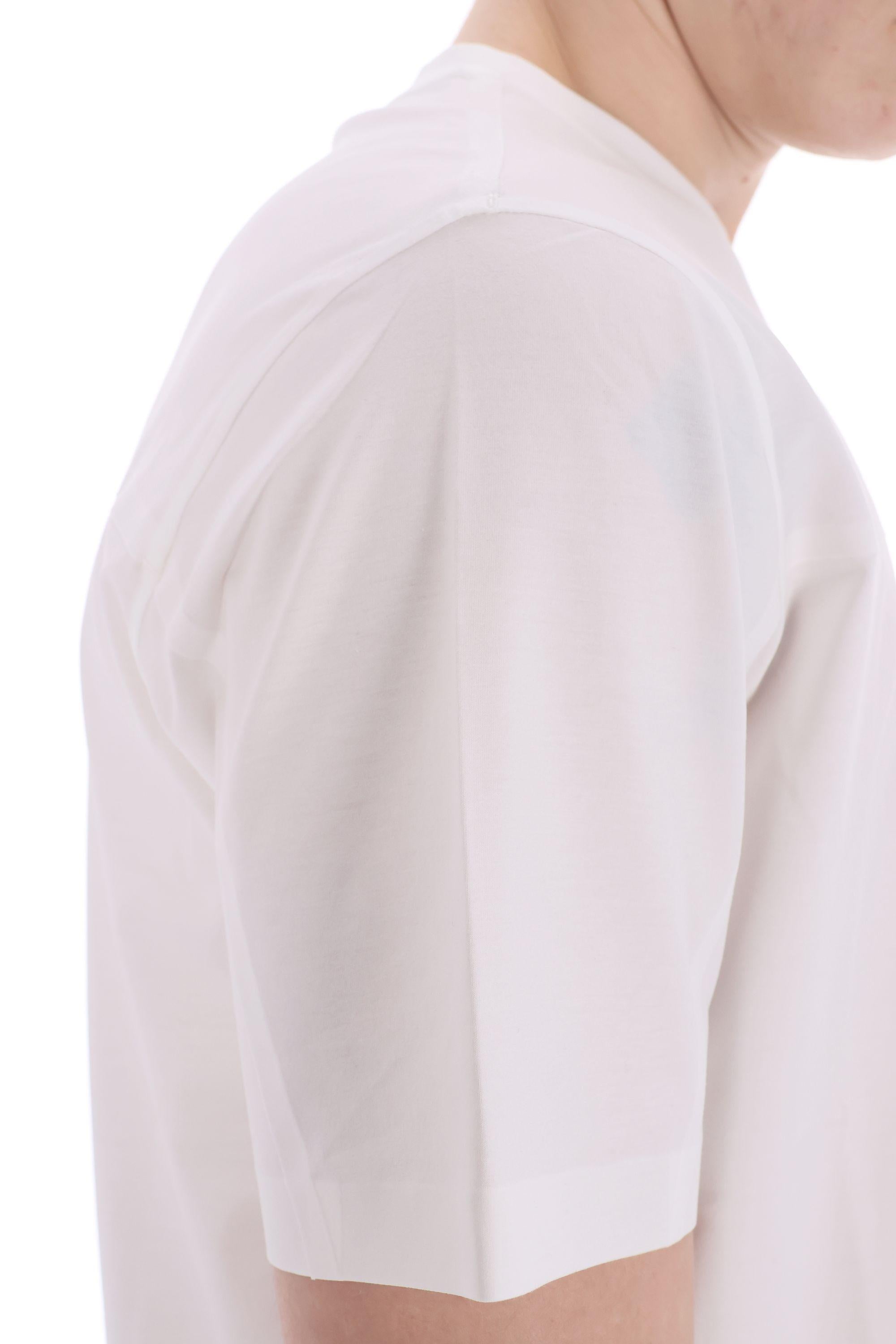 Herno T-shirt in cotone con termo nastrature JG000237U 1000 