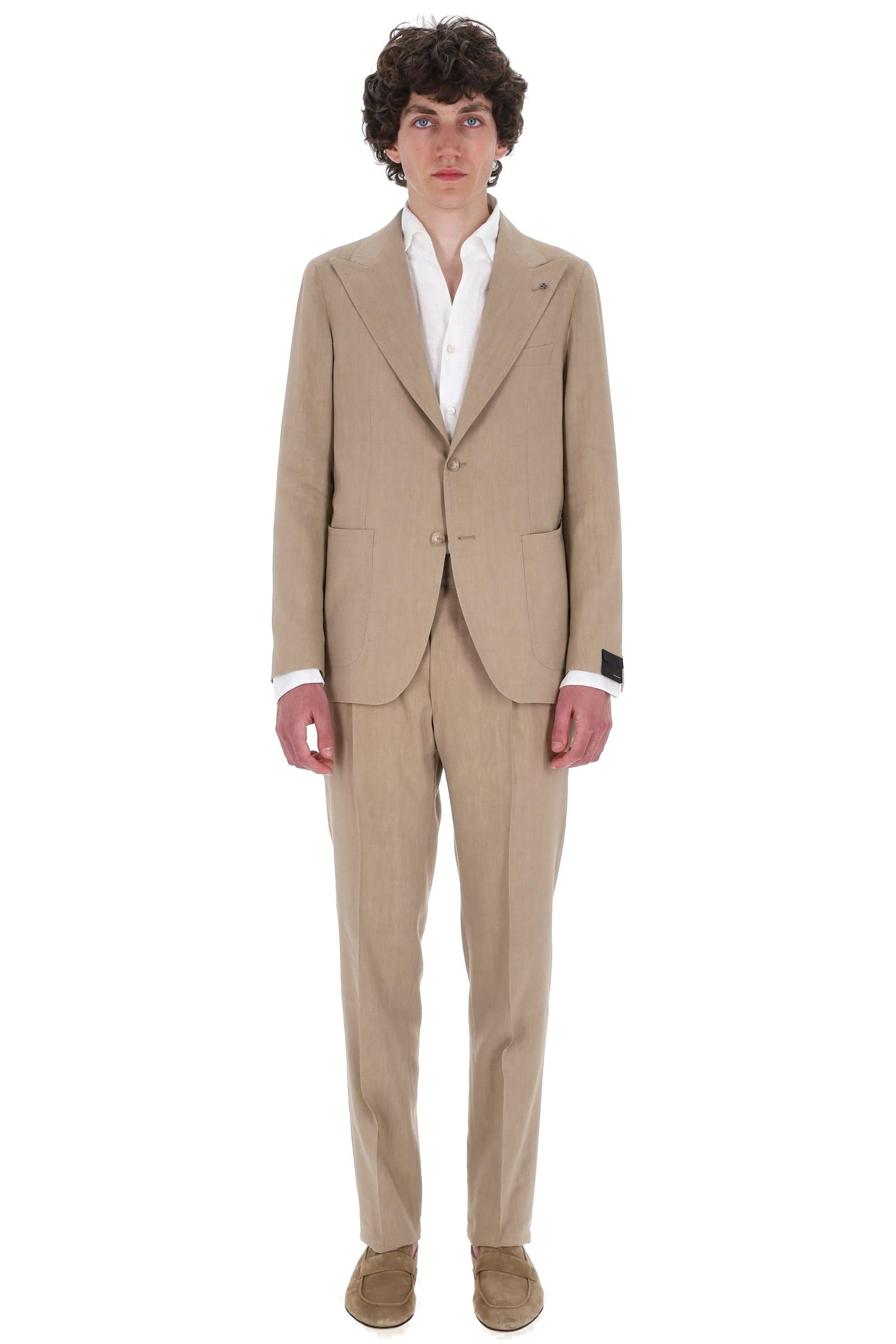 Tagliatore Abito in lino-lana-mohair linea Pino Lerario A-PL26KBR 080016 A3052 