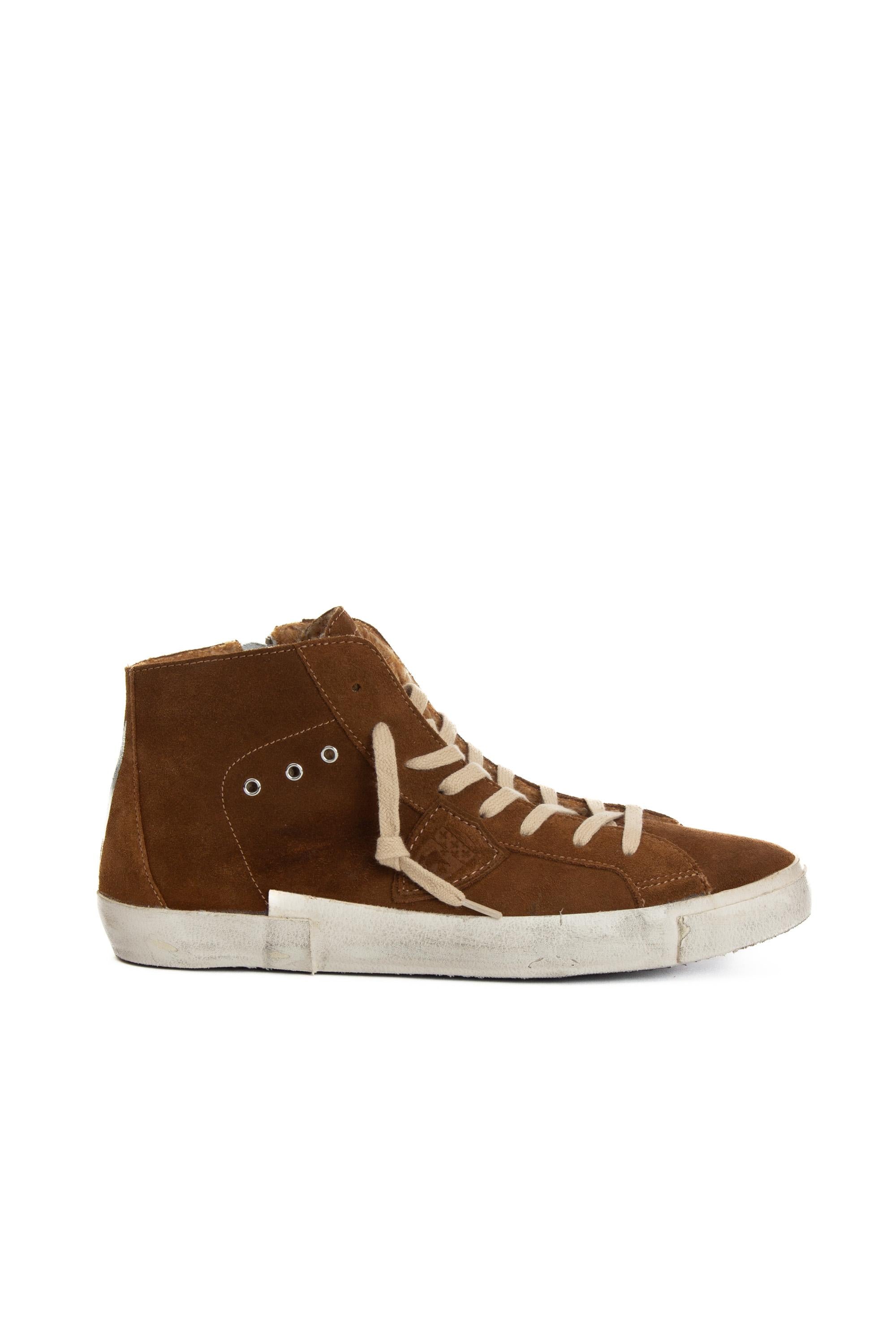 Sneaker alta in pelle scamosciata PRLU PRSX_3 DF03 Philippe Model 