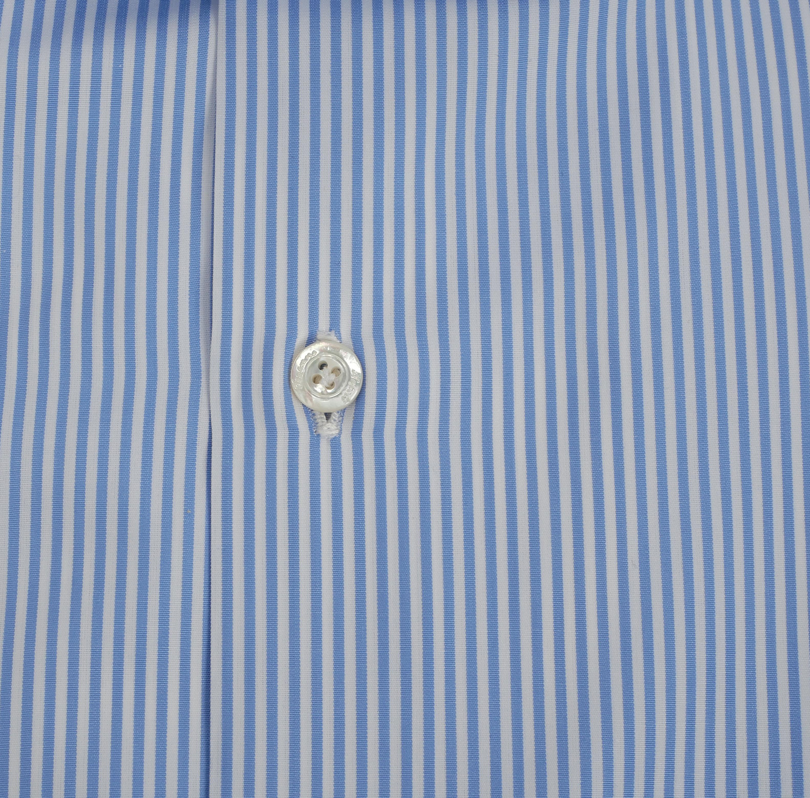 Finamore Camicia sartoriale in cotone popeline doppio ritorto linea napoli N-10586-C0116-EDUARDO 19 