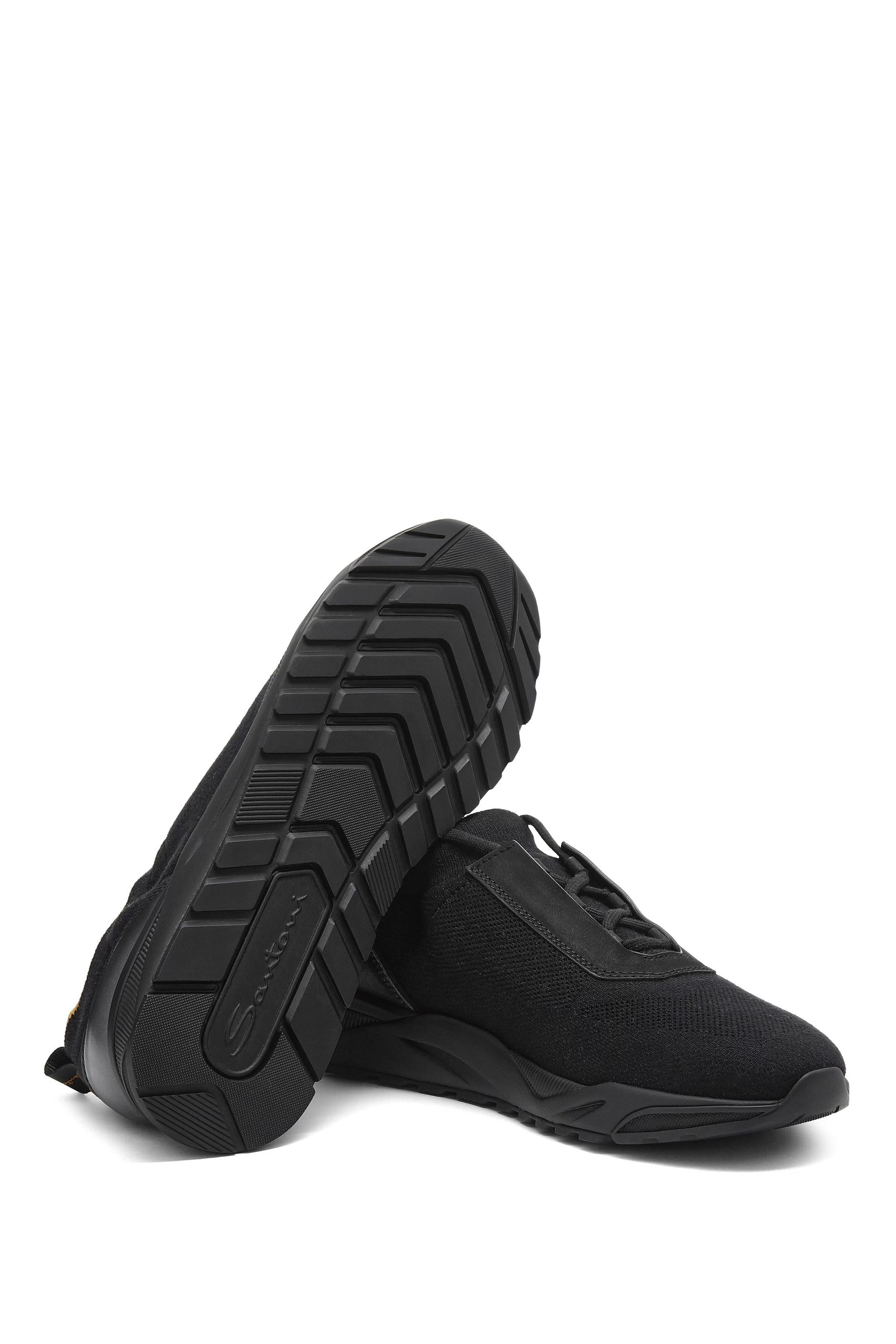 Santoni Sneaker in tessuto stretch MBIO21601NERNHOD N01 