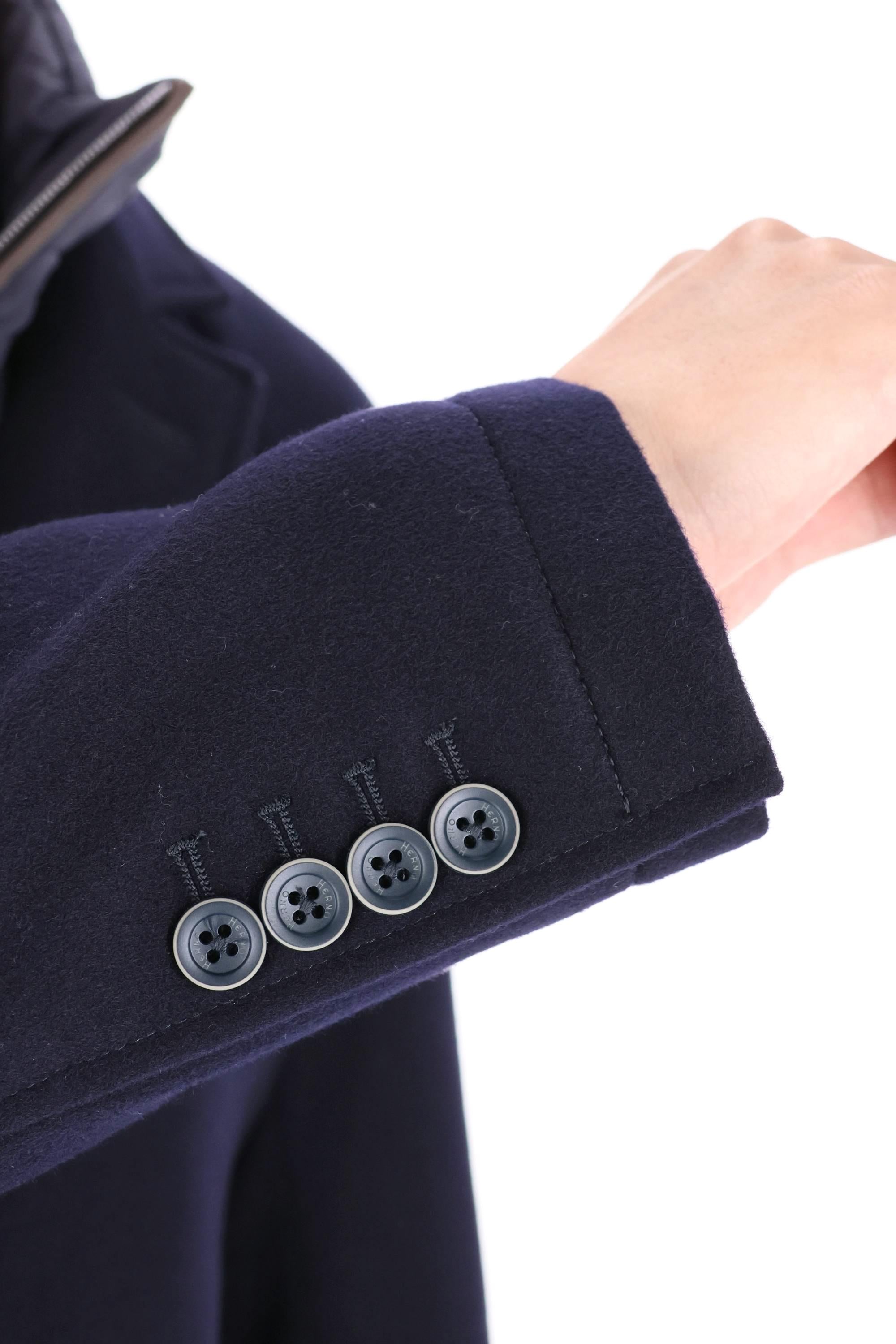 Herno Cappotto in lana vergine imbottito CA000196U/2 9200 