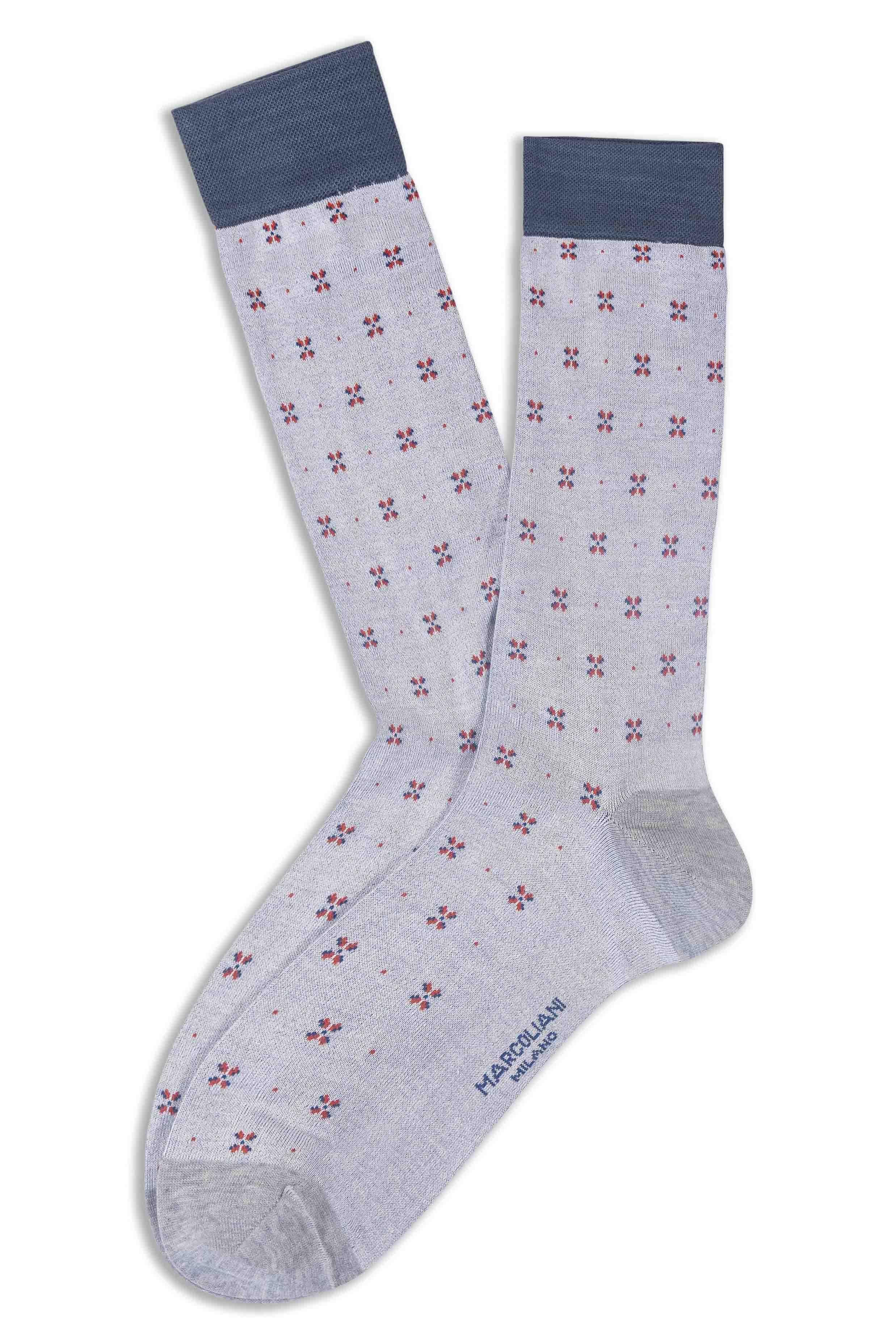 Calze in modal-cotone fantasia floreale Tailor MAR4718L 009 Marcoliani 