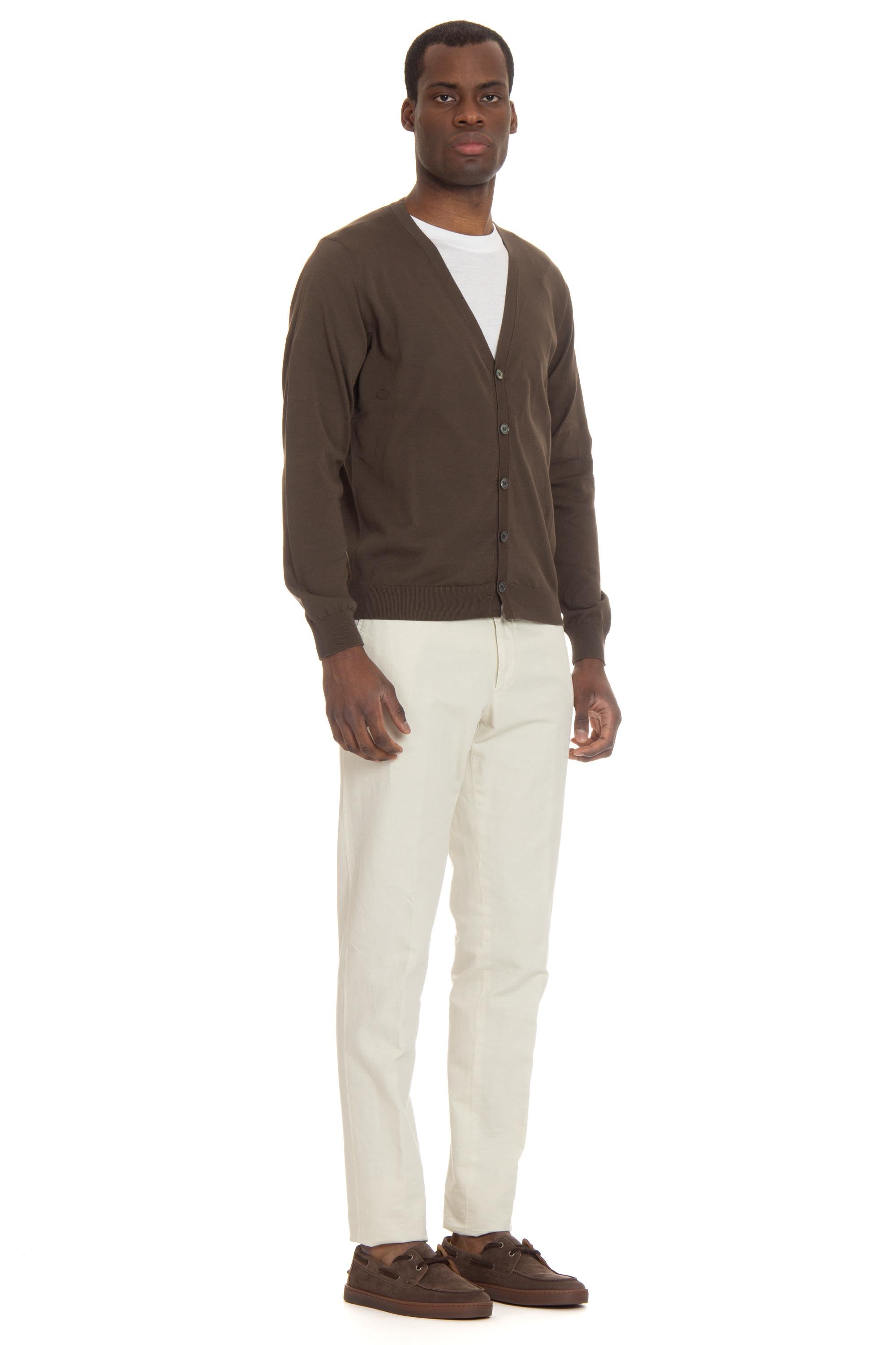 Cardigan in fine cotone D0GN109/2 576 Drumohr 