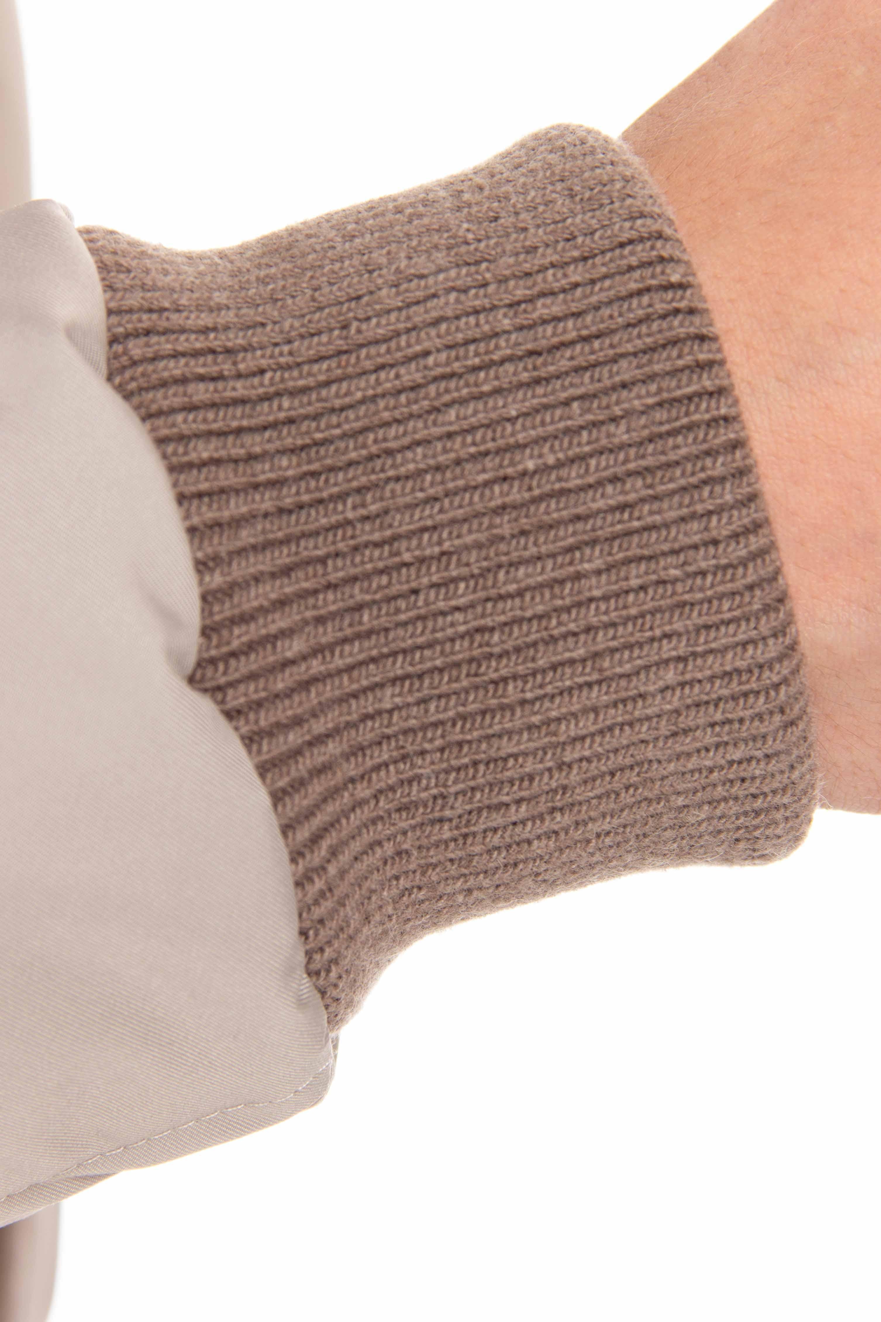 Moorer Piumino bomber con collo in castoro mod. Audenio-GF AUDENIO-GF STONE 