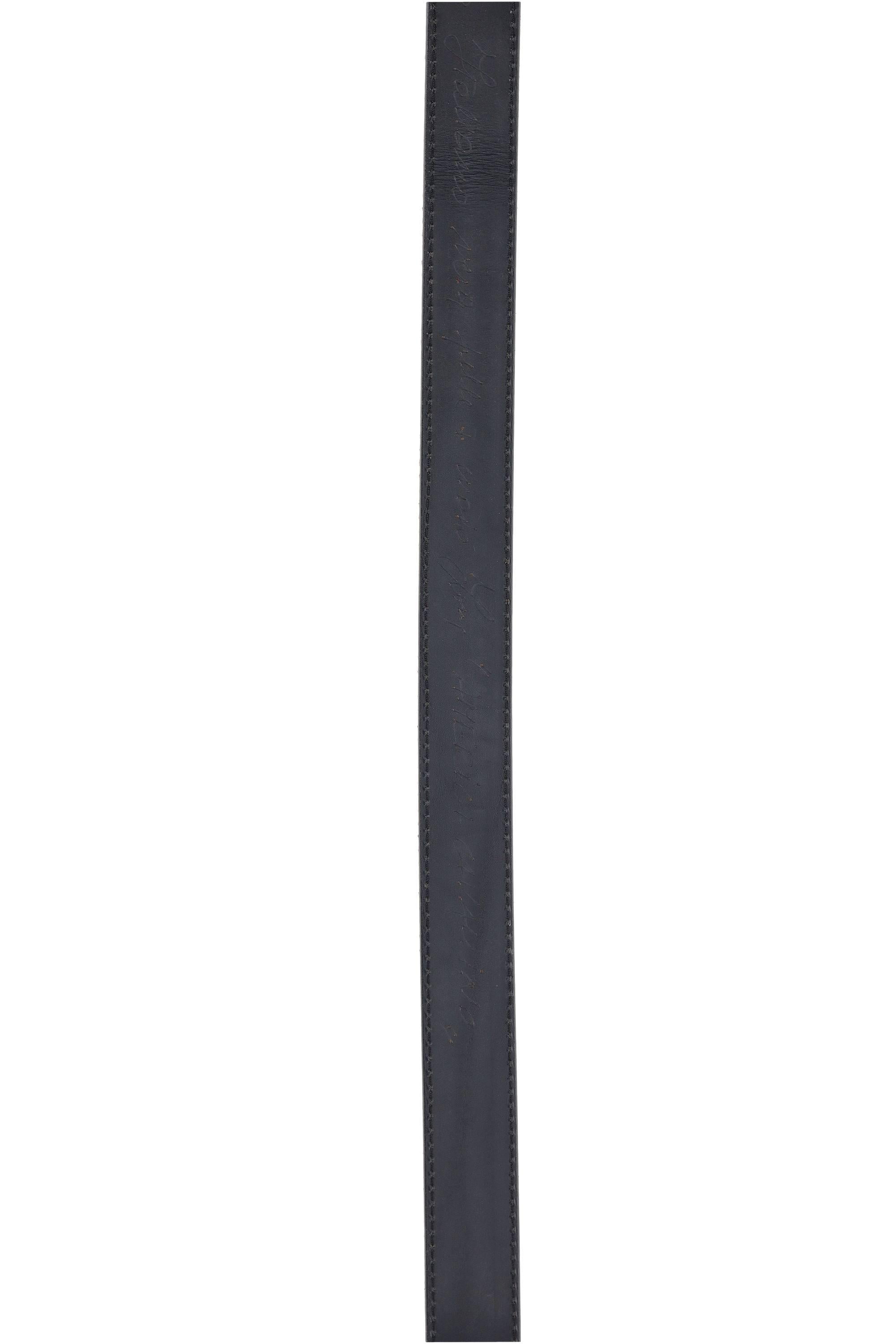 Artigianato Italiano Cintura artigianale in cavallino bandiera U.S.A AMERICA CAVALLINO BLU/ROSSO 