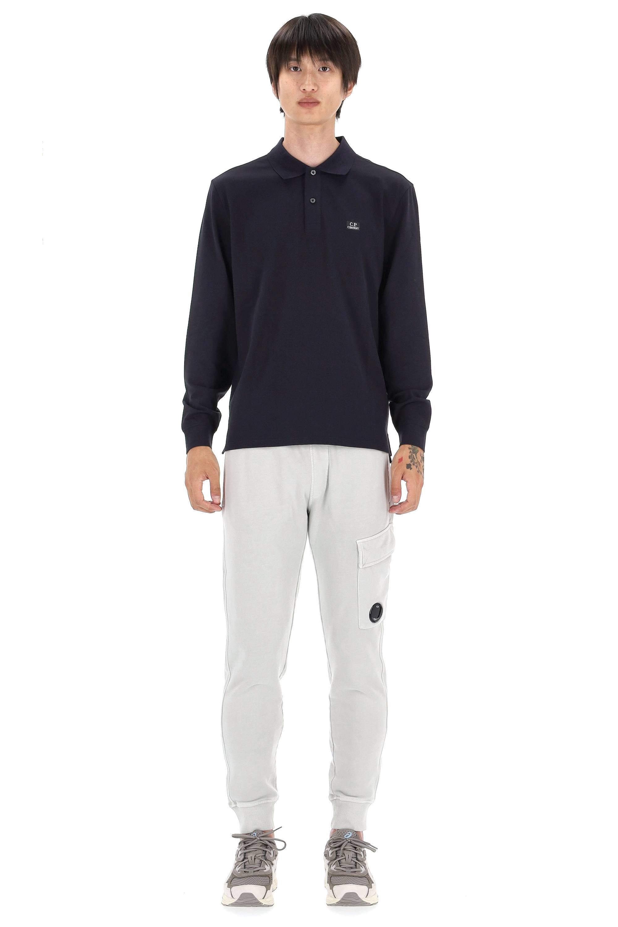 Polo in piquet di cotone CMPL061A 005263W 888 CP Company 