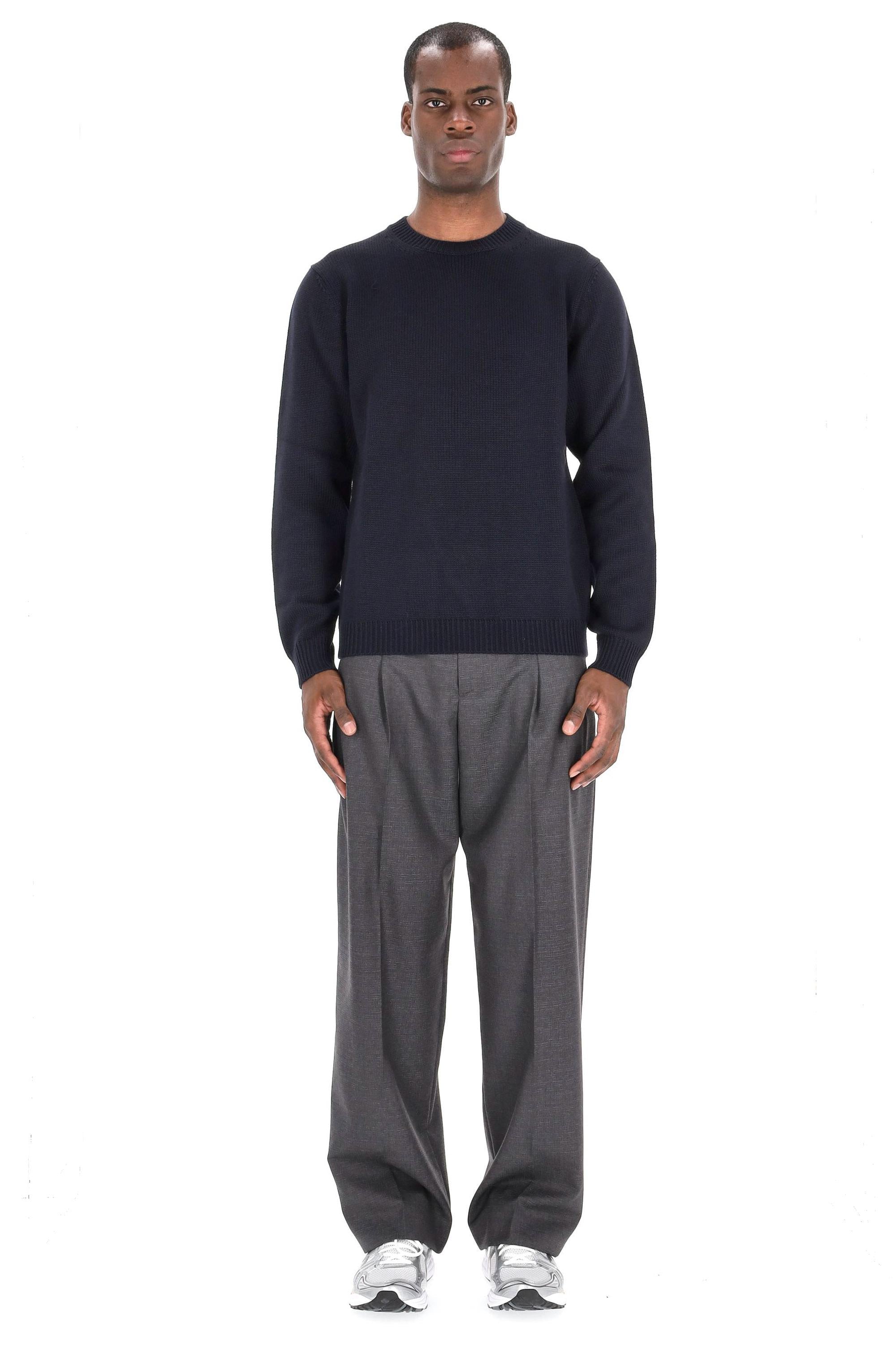 Maglia girocollo in lana merino 3M02001 M0210 Roberto Collina 