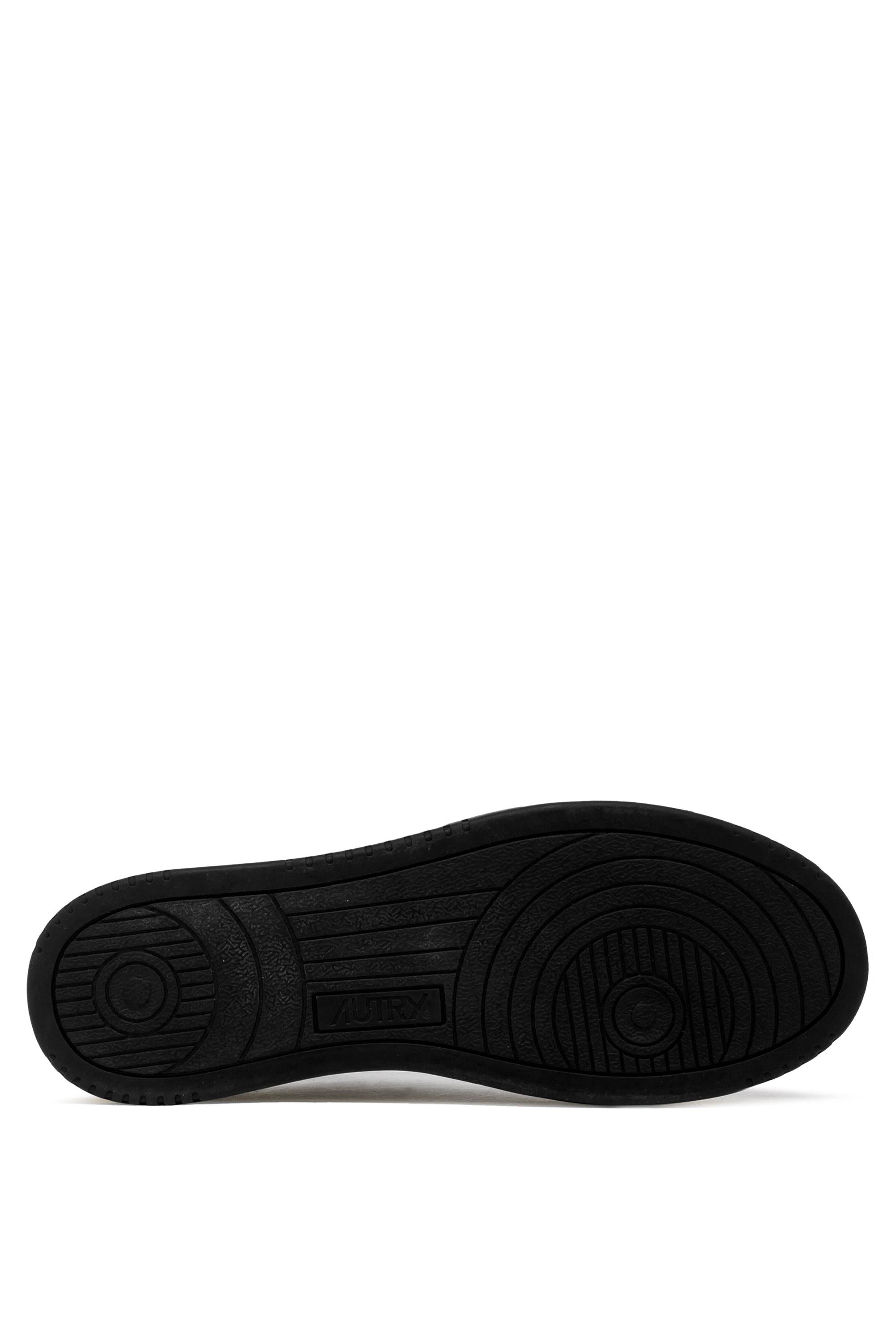 Sneaker donna Medalist in pelle con dettagli in spugna nero AULW VS08 WHT/BLK Autry 