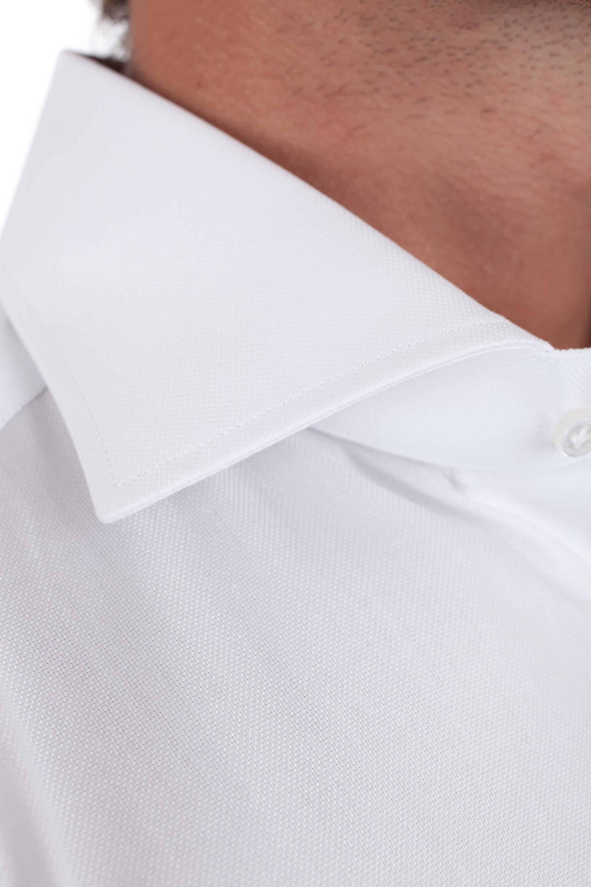 Camicia in royal oxford etichetta nera I1U13P01PZ5009U BIANCO Barba 
