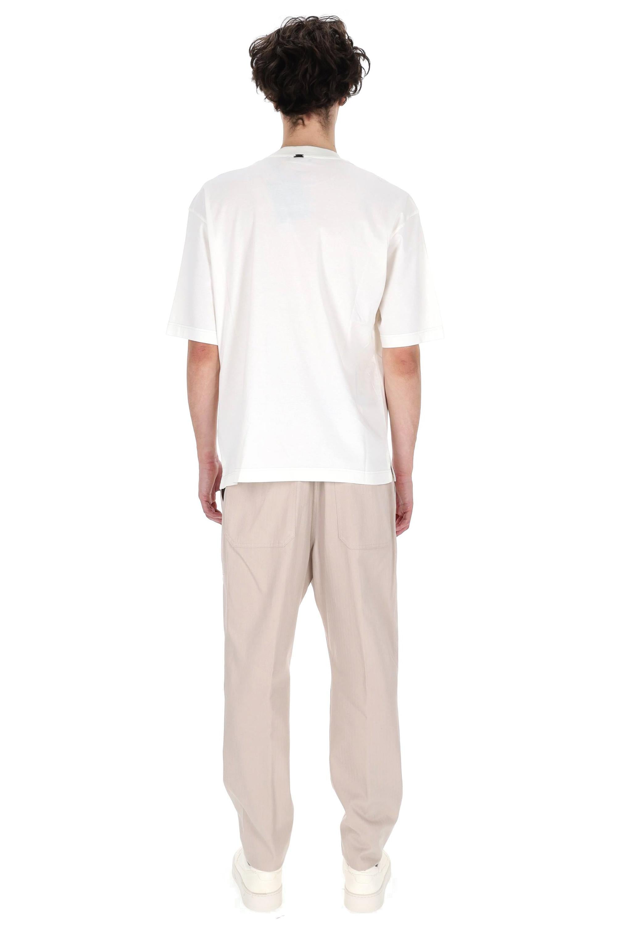 Herno T-shirt in cotone punto felpa JG000281U 1000 