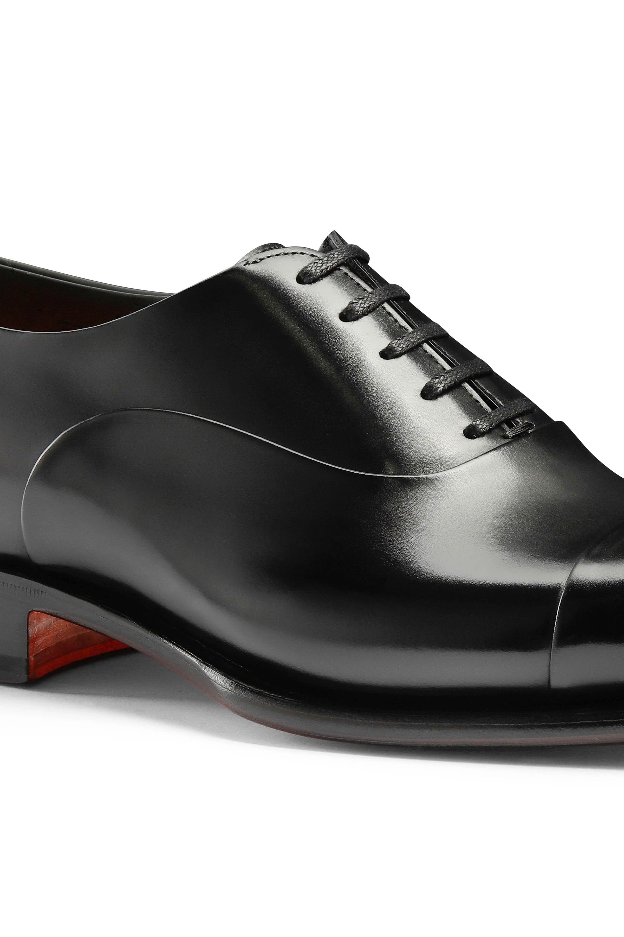 Santoni Scarpa stringata oxford in pelle anticata mod. Isaac MCCR12621MC1HVVD N01 