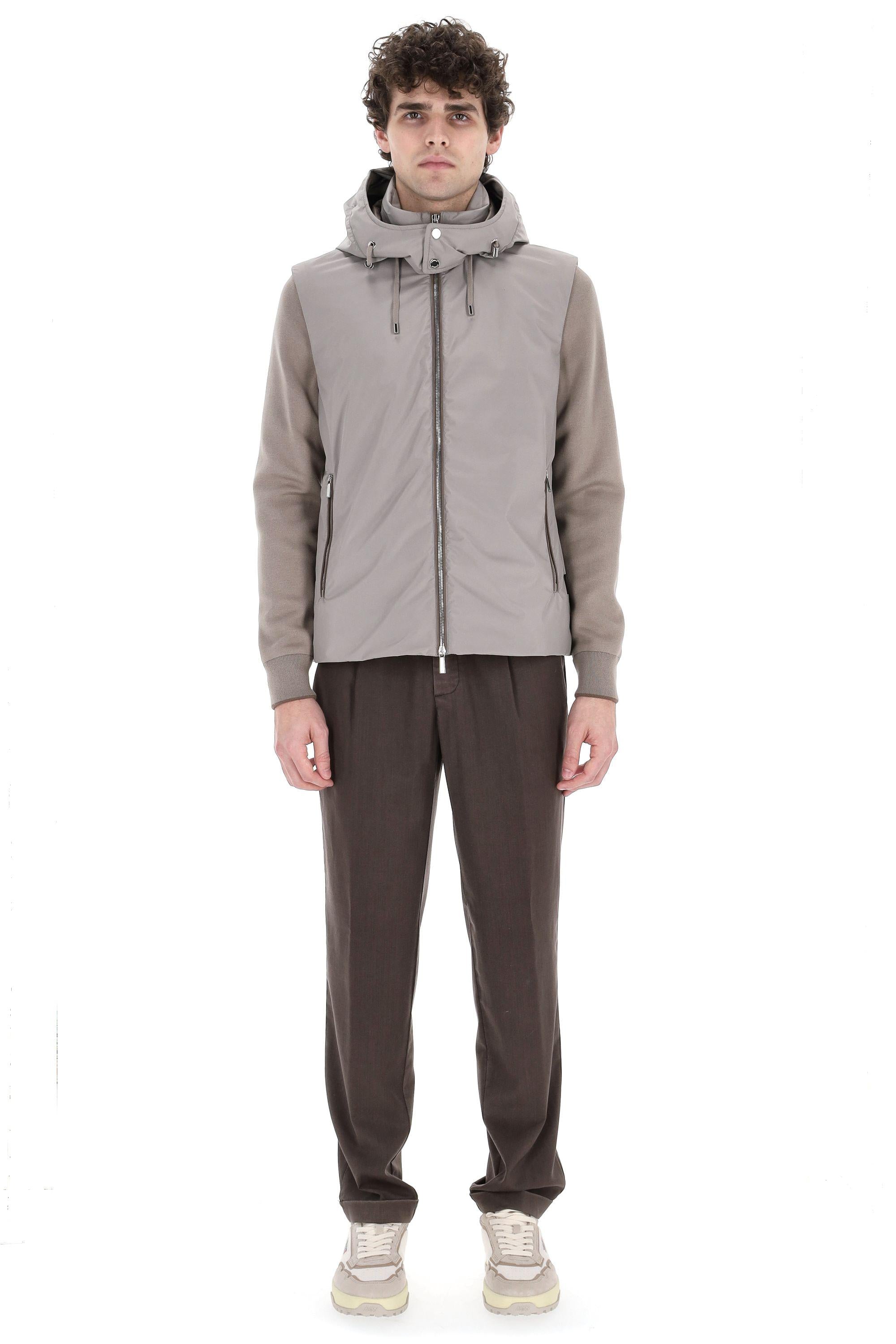 Giubbino con maniche staccabili mod. Evan-Stp EVAN-STP-2 MARMO Moorer 