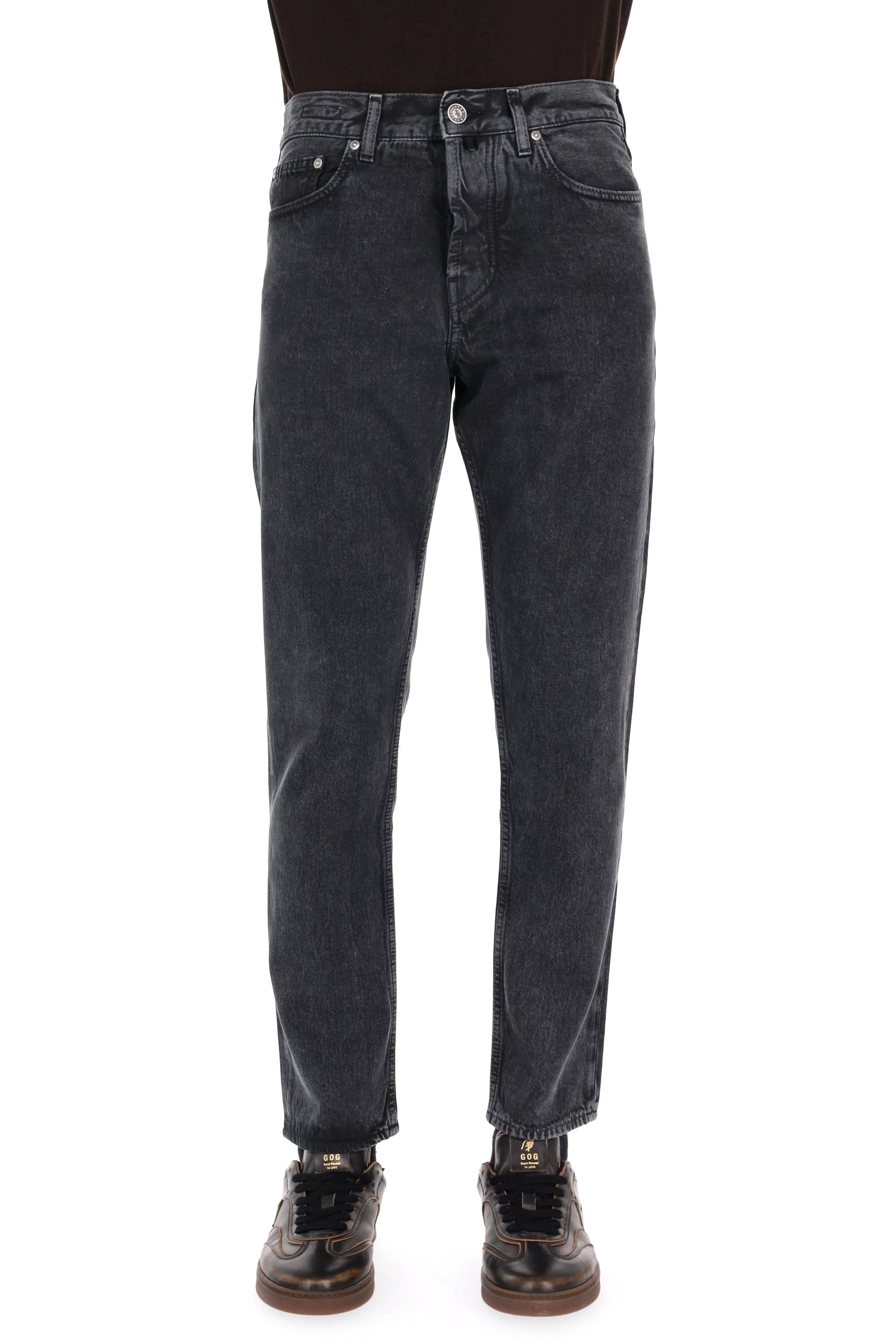 Jeans grigio con etichetta in camoscio JUM_QE033-036-T788A C64 Jacob Cohen 