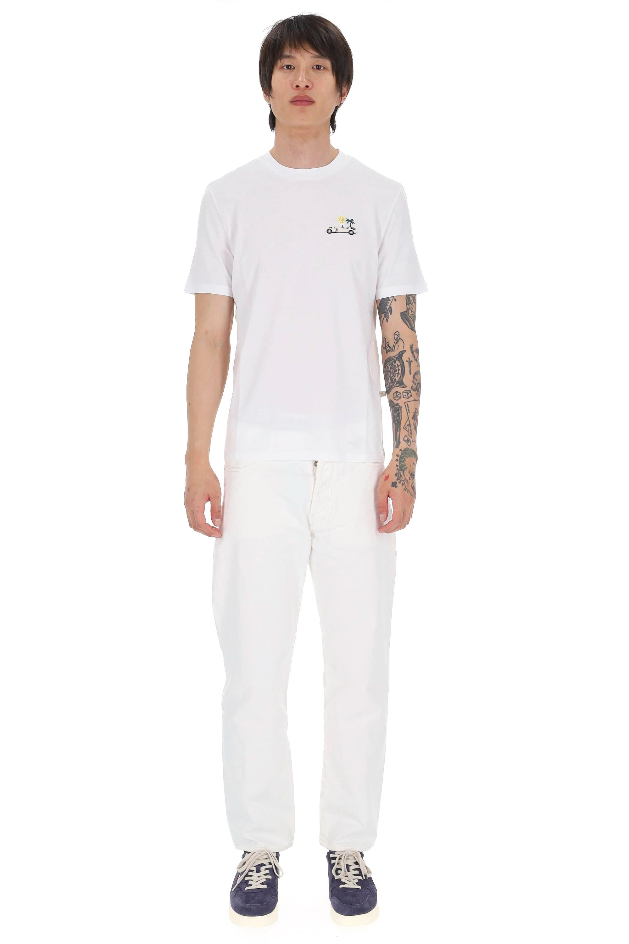 Jacob Cohen T-shirt in cotone "auto cabrio" linea Resort 4R002-003-M4530 A00 
