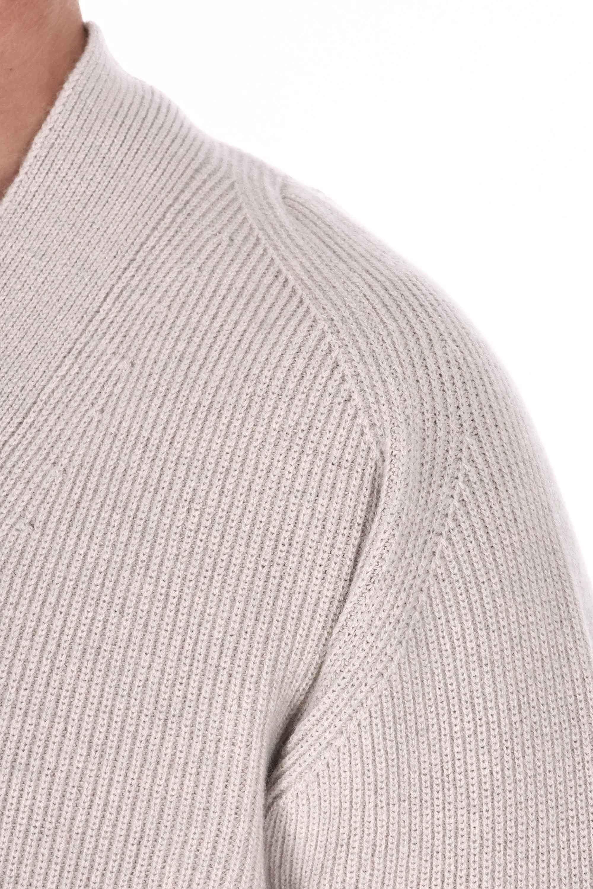 Drumohr Cardigan a costine in puro cashmere D7K109MI 112 