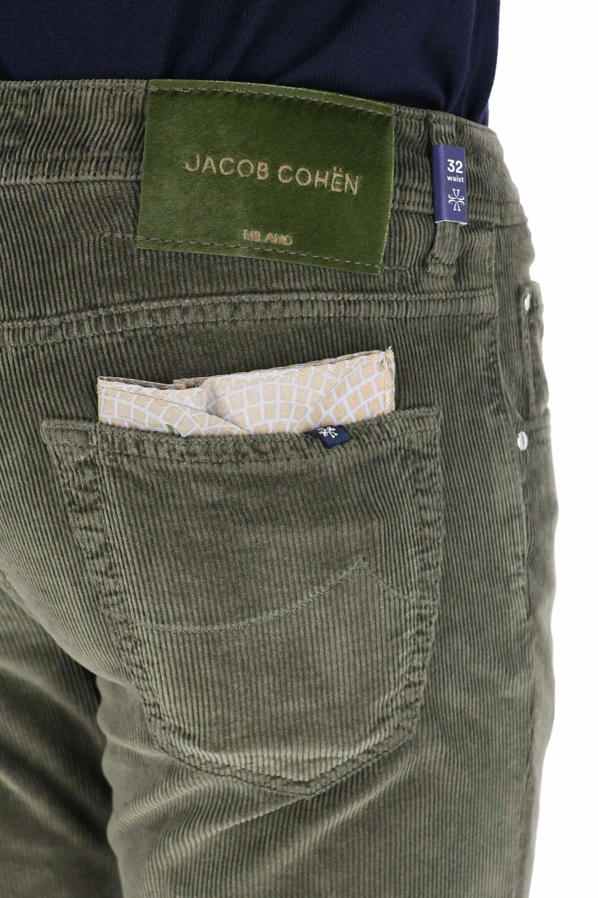 Jacob Cohen 5 tasche color in velluto mille righe Scott fit JUM_QE015-036-S3653/2 R40 