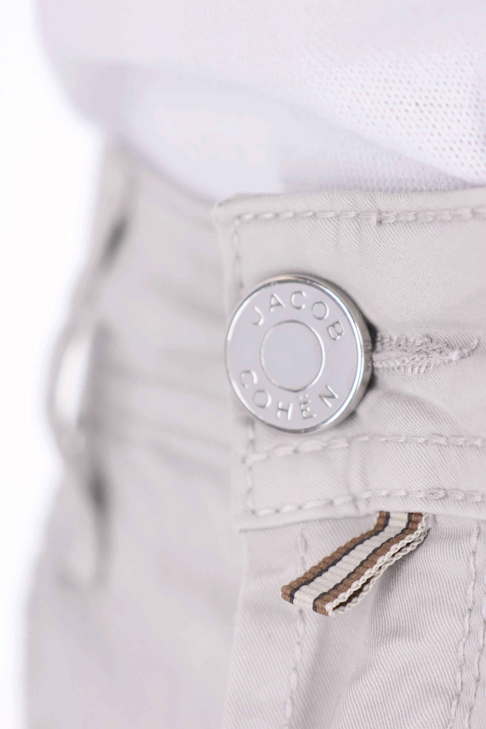 Jacob Cohen 5 tasche color in cotone etichetta pelle saffiano Scott fit QE015-036-S2544/2 A79 
