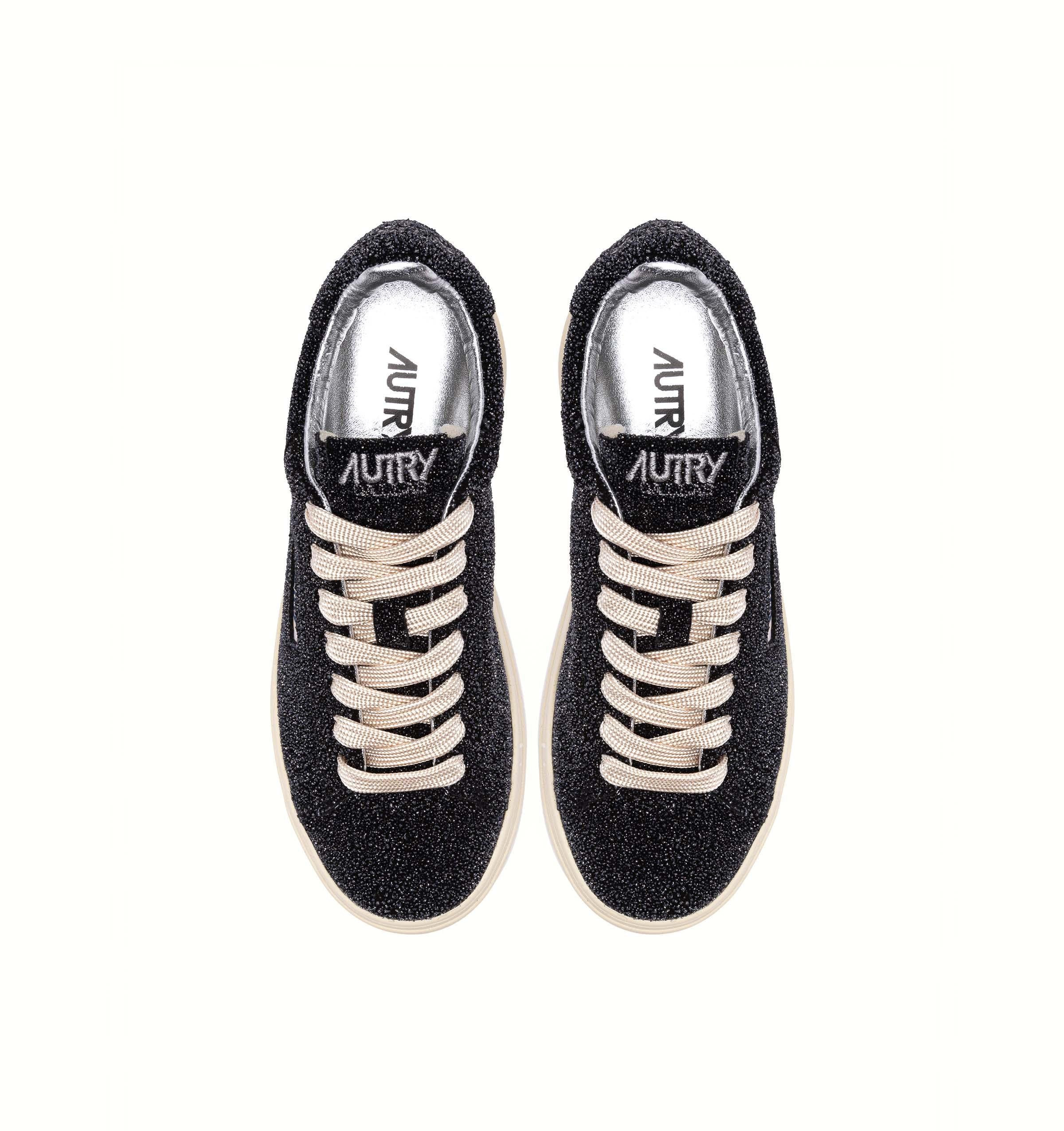 Autry Sneaker donna con strass modello Dallas ADLW US03 BALCK 
