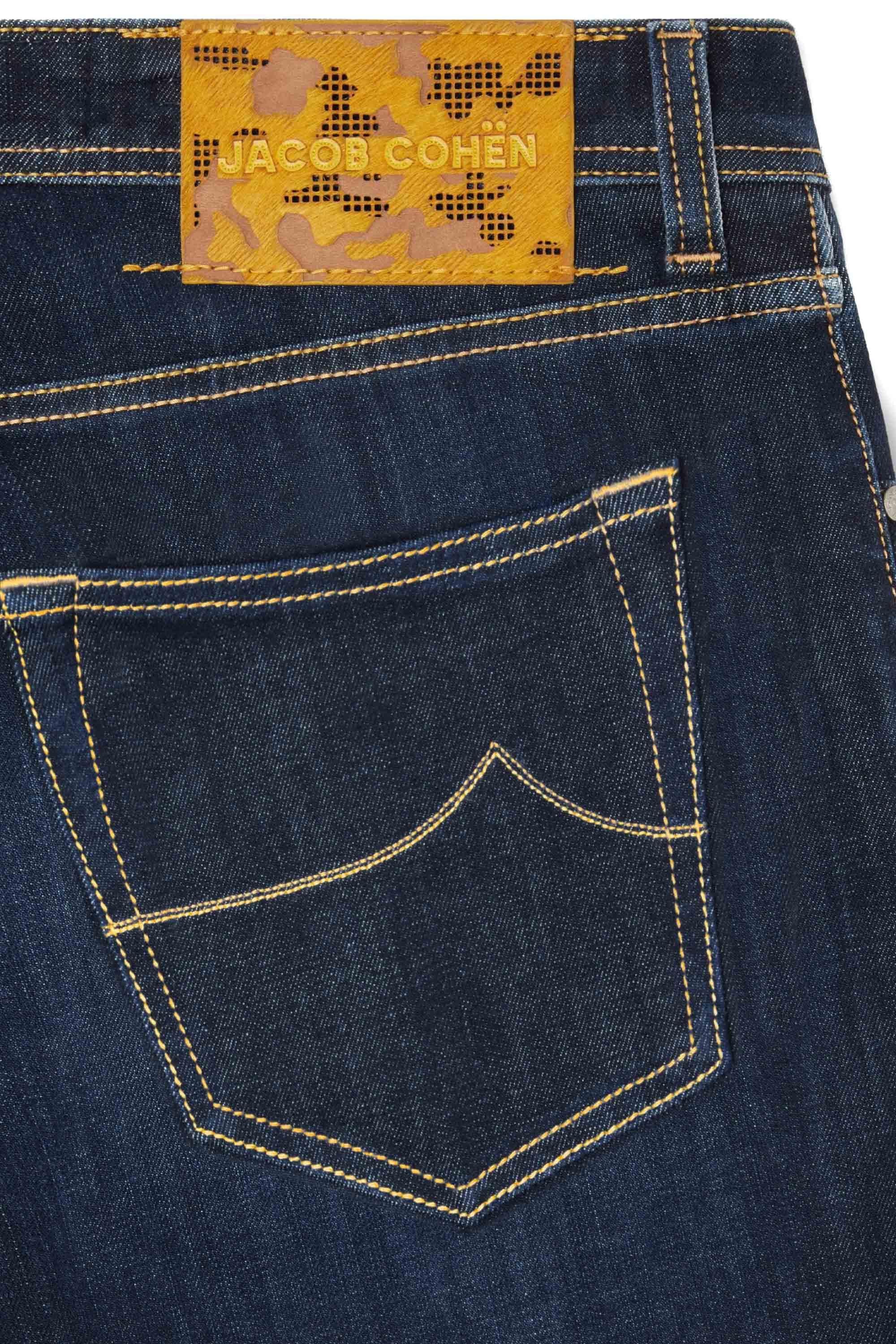 Jeans etichetta pelle destroyed modello Bard M04 32 P 2991 BARD 838D Jacob Cohen 