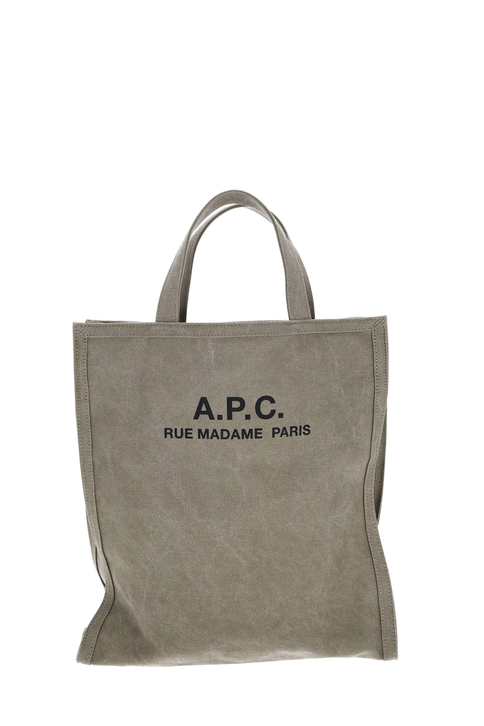 A.P.C. Tote bag in cotone canvas CODBM H61318 KAKI 