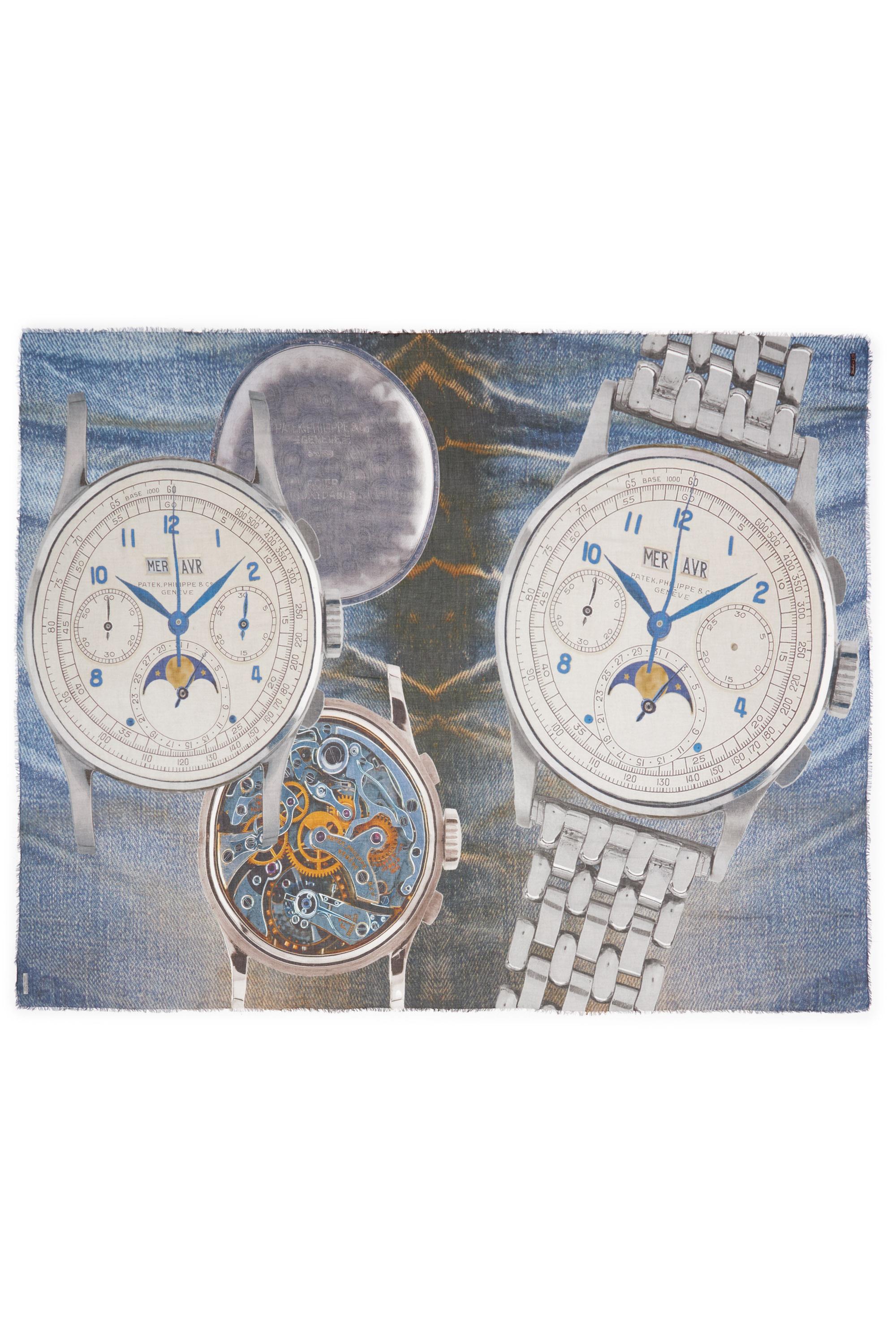 Faliero Sarti Sciarpa in modal-cashmere modello Orologi 2043 86020 