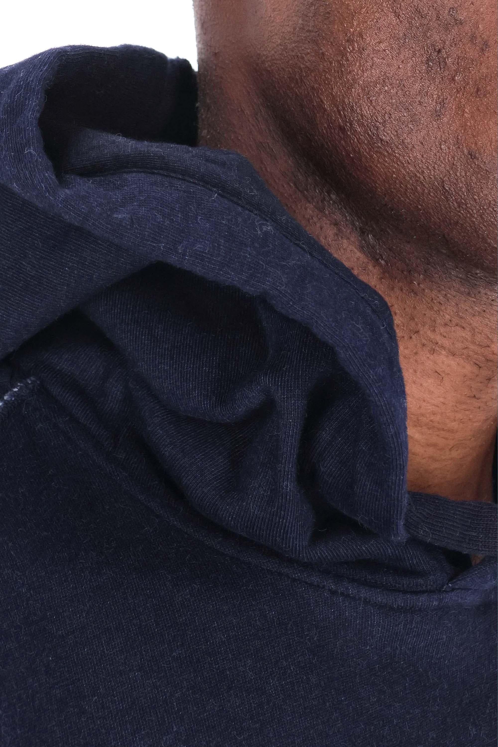 Felpa con cappuccio tintura indigo MSS181A11-0469W D08 CP Company 