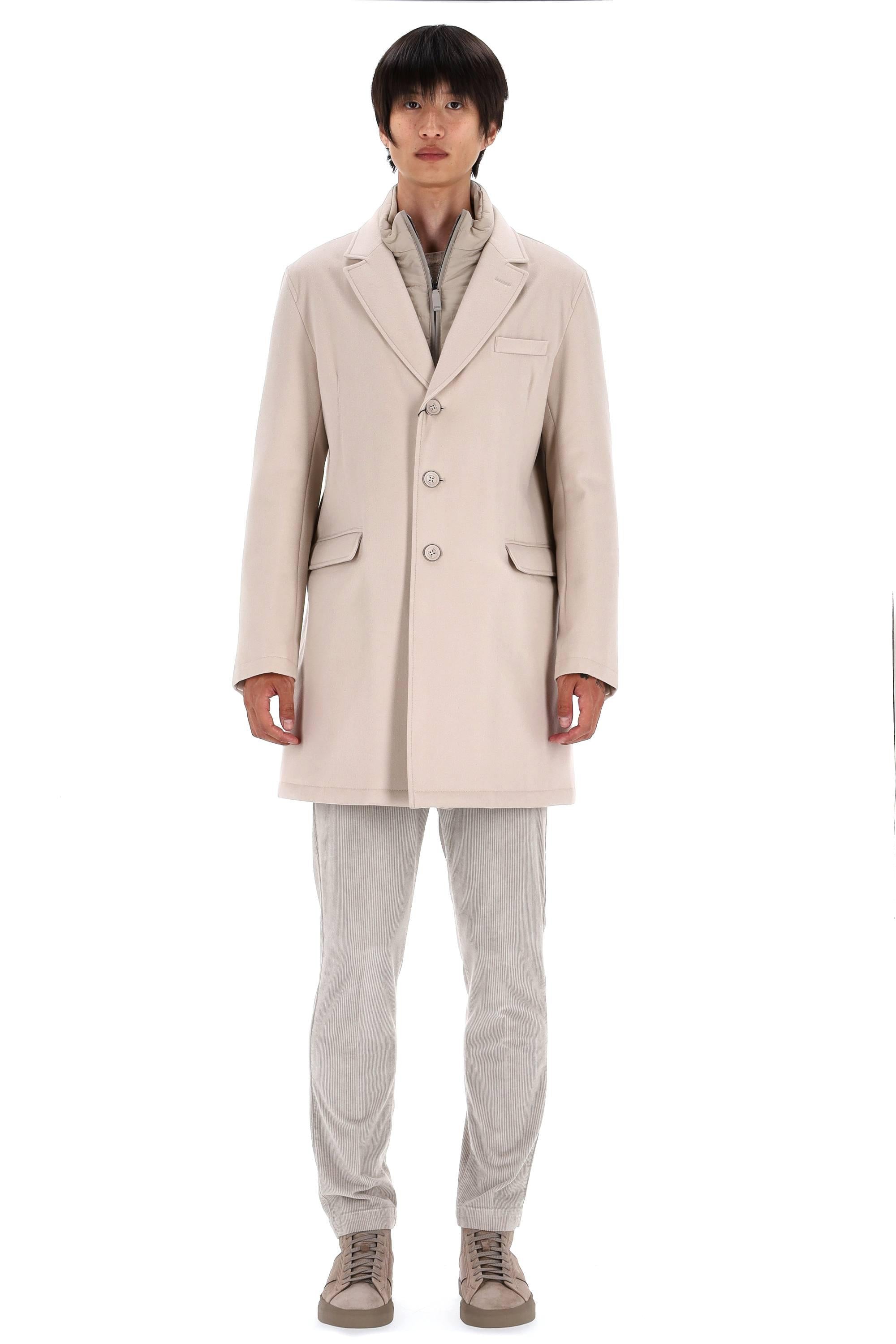 Cappotto in lana vergine imbottito CA000196U 1985 Herno 