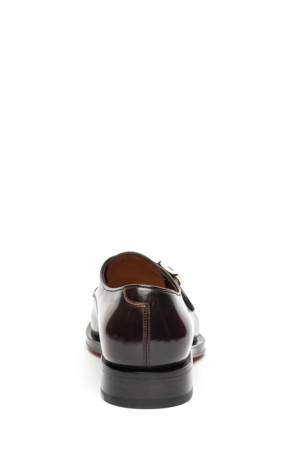 Santoni Scarpa mono fibbia in pelle lavorazione Goodyear MCC019118MD3HI0T E81 