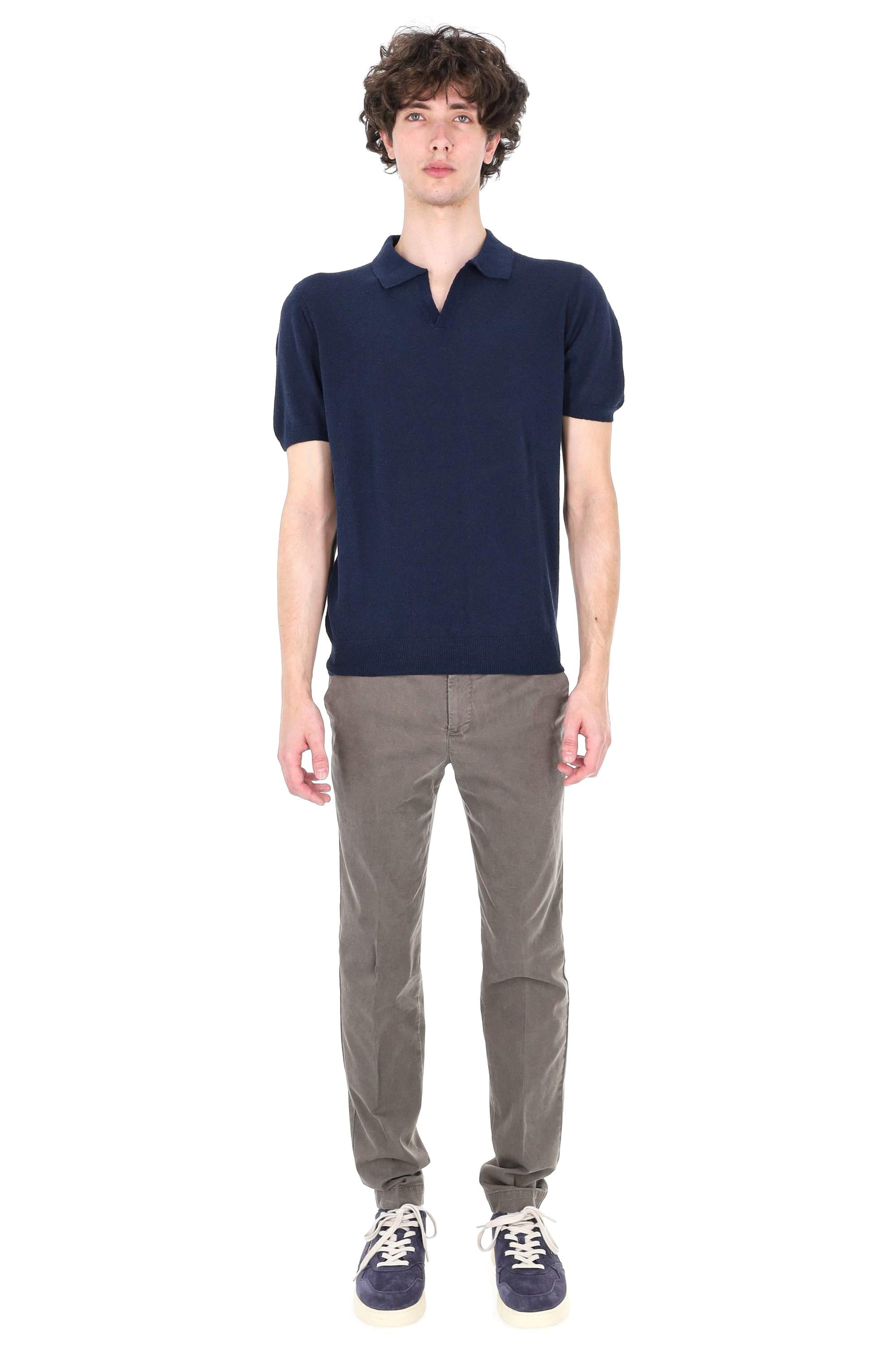 Drumohr Polo in leggera spugna di cotone D9SP146L-2 790 