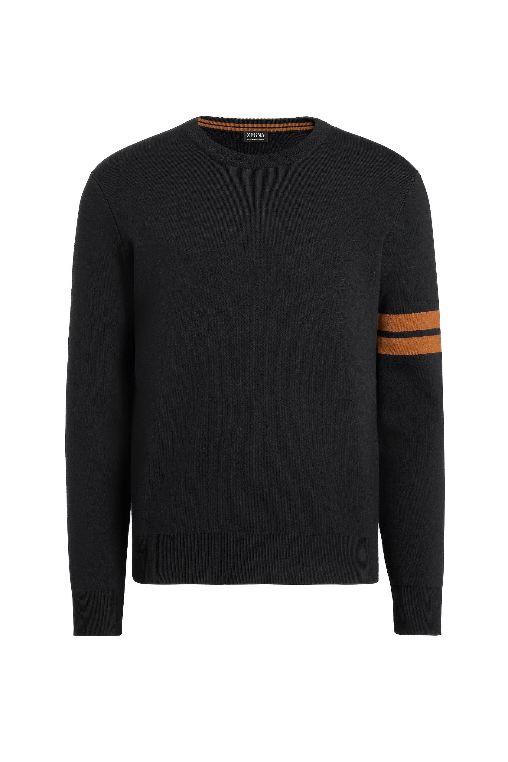 Zegna Maglia girocollo in lana High Performance E8M91 110/2 K09 