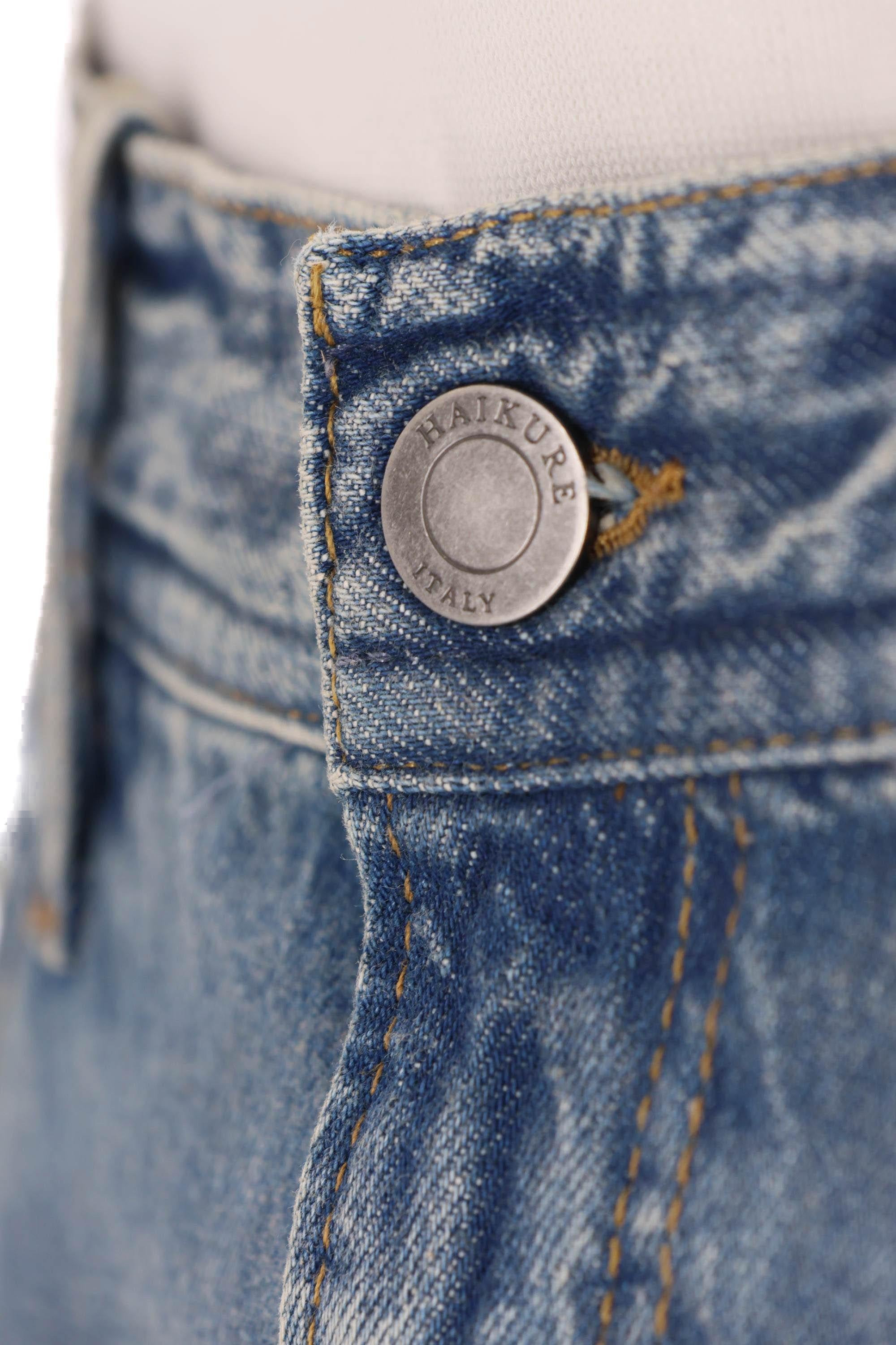 Haikure Jeans in puro cotone dusty blue mod. Ray 03263DF127 L0922 