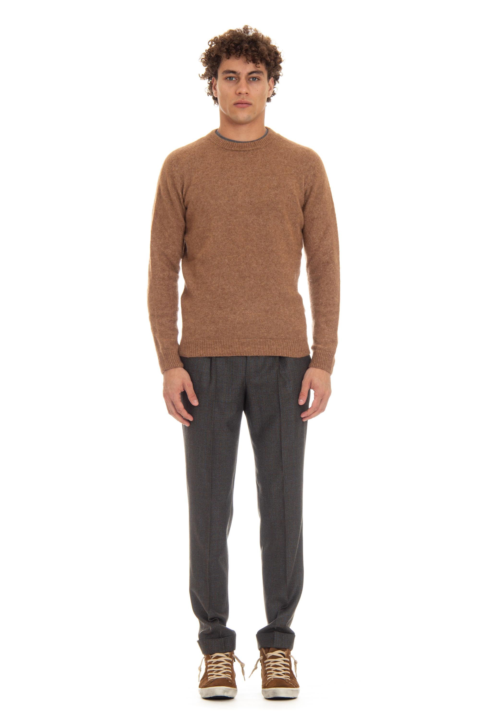 Maglia girocollo in cashmere-seta nuvola RA32001 RA3206 Roberto Collina 