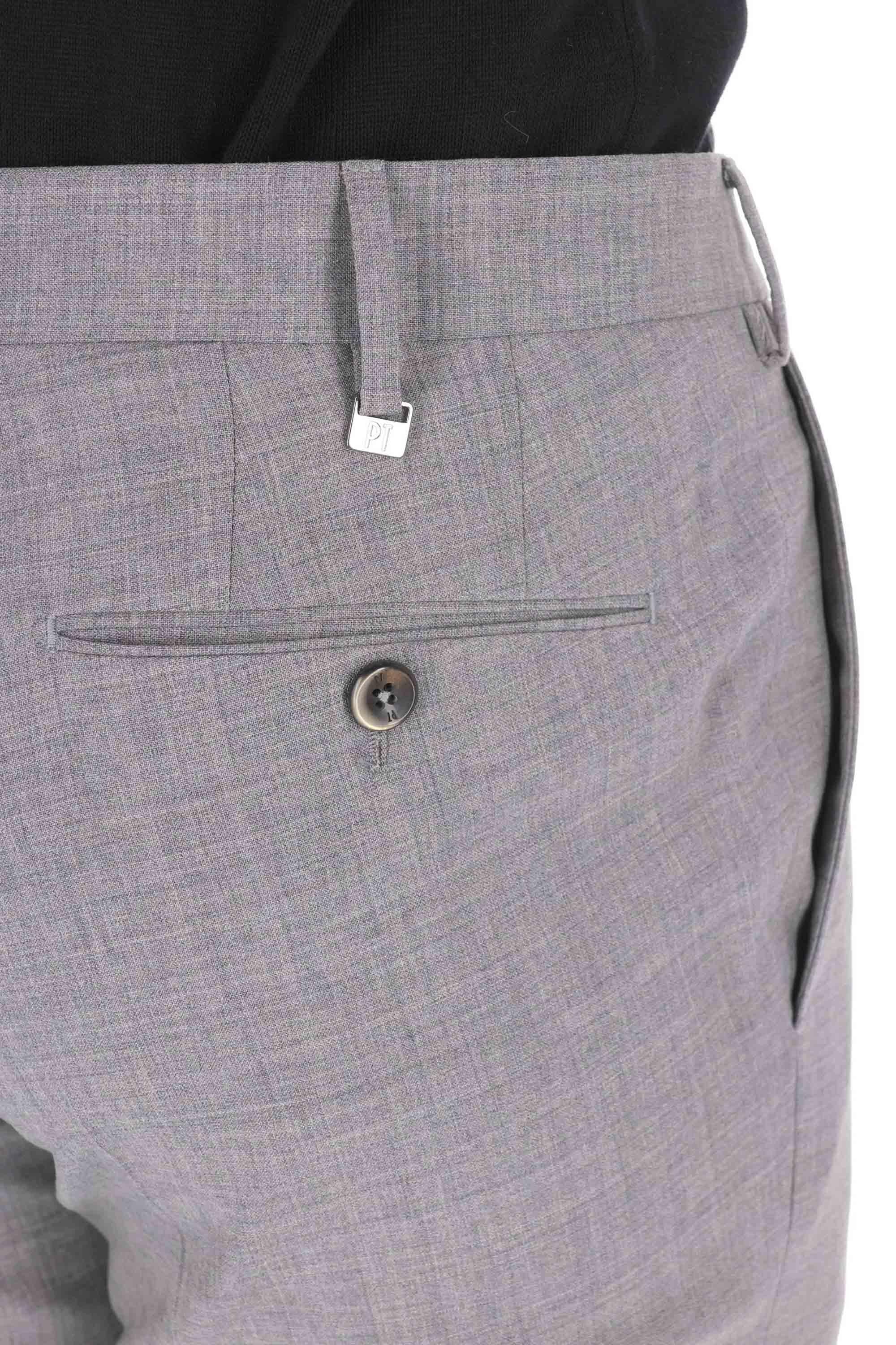 Pantalone in lana vergine super slim fit DF01Z00CL1 TO77 0225 PT Torino 
