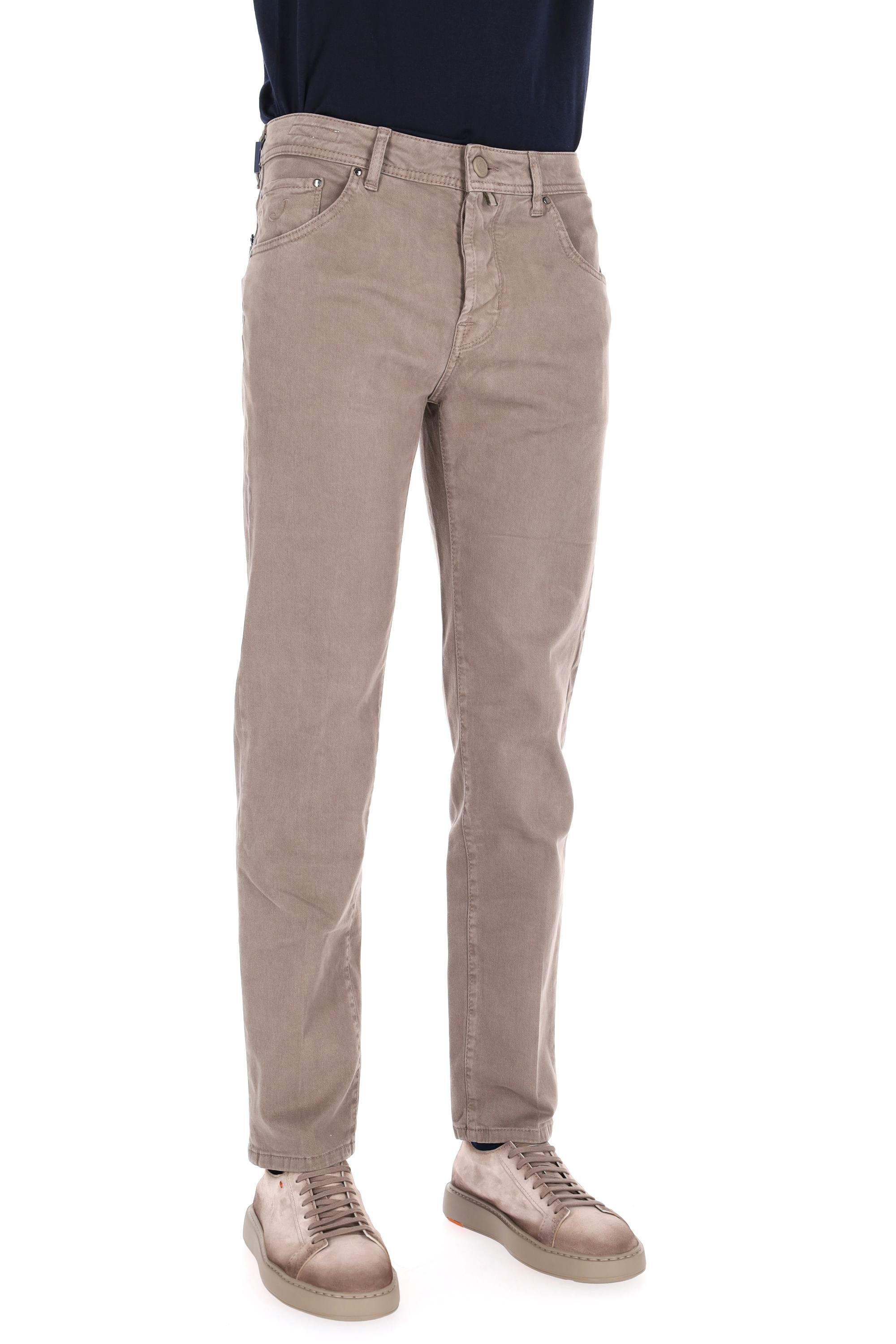 Jacob Cohen 5 tasche color in cotone mano pesca Scott fit JUM_QE015-036-S4216 B75 