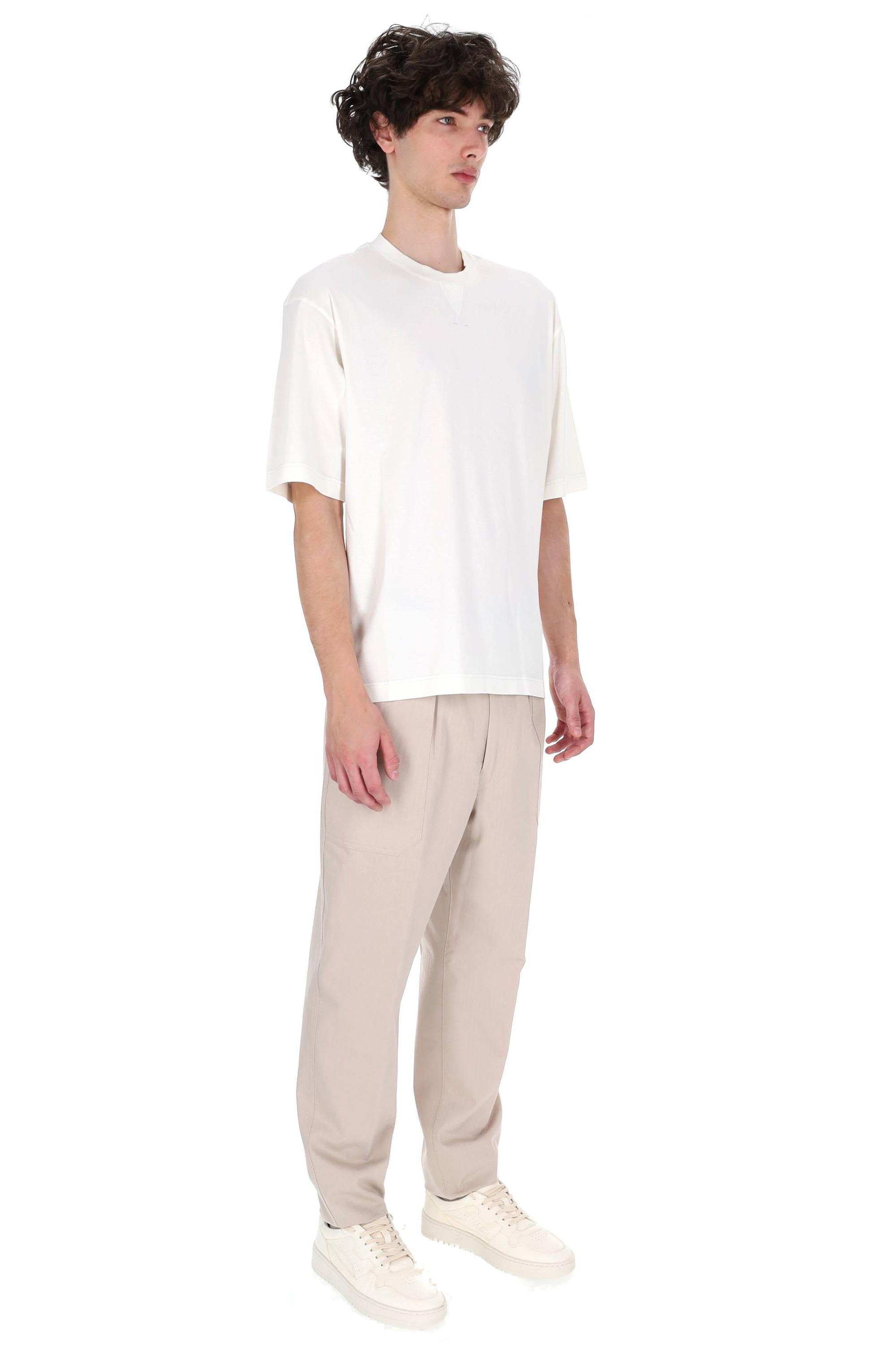 Herno T-shirt in cotone punto felpa JG000281U 1000 