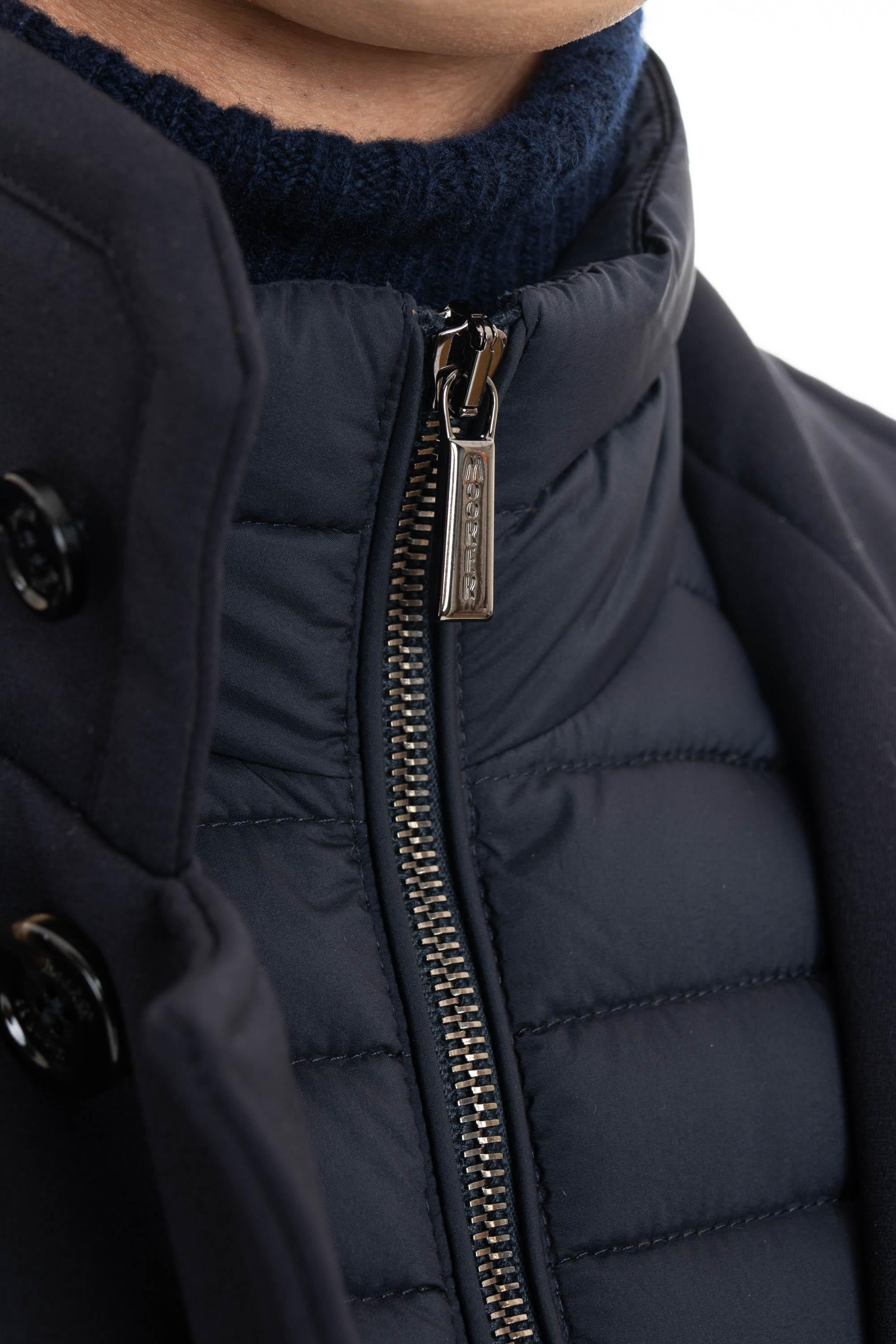 Peacoat in lana-cashmere mod. Bolgi-LE BOLGI-LE NAVY Moorer 