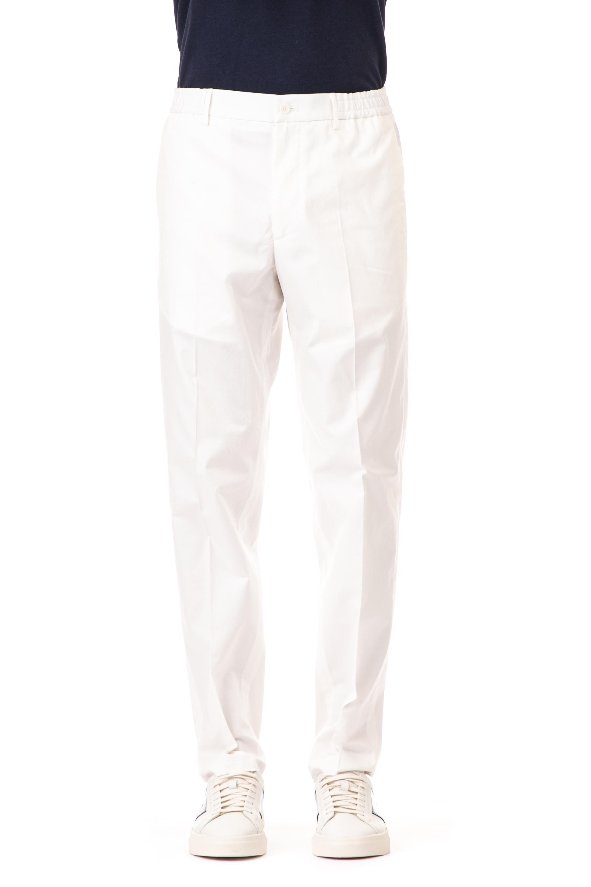 Pantalone in cotone con elastico in vita mod. garcon P-GARCON 770104/2 EX902 Tagliatore 