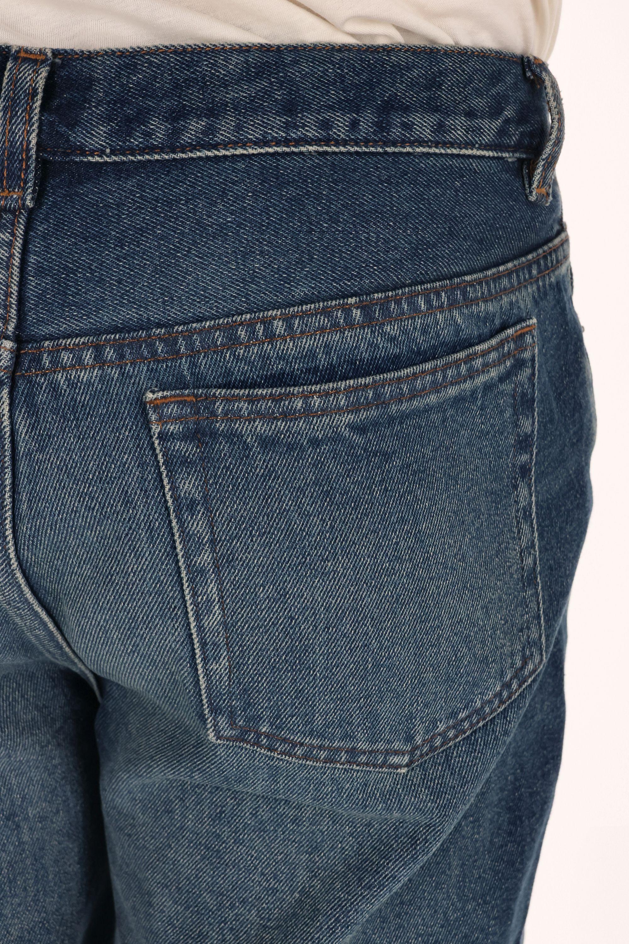 A.P.C. Jeans Martin in cotone con micro rotture COHFC-H09121 IAL 