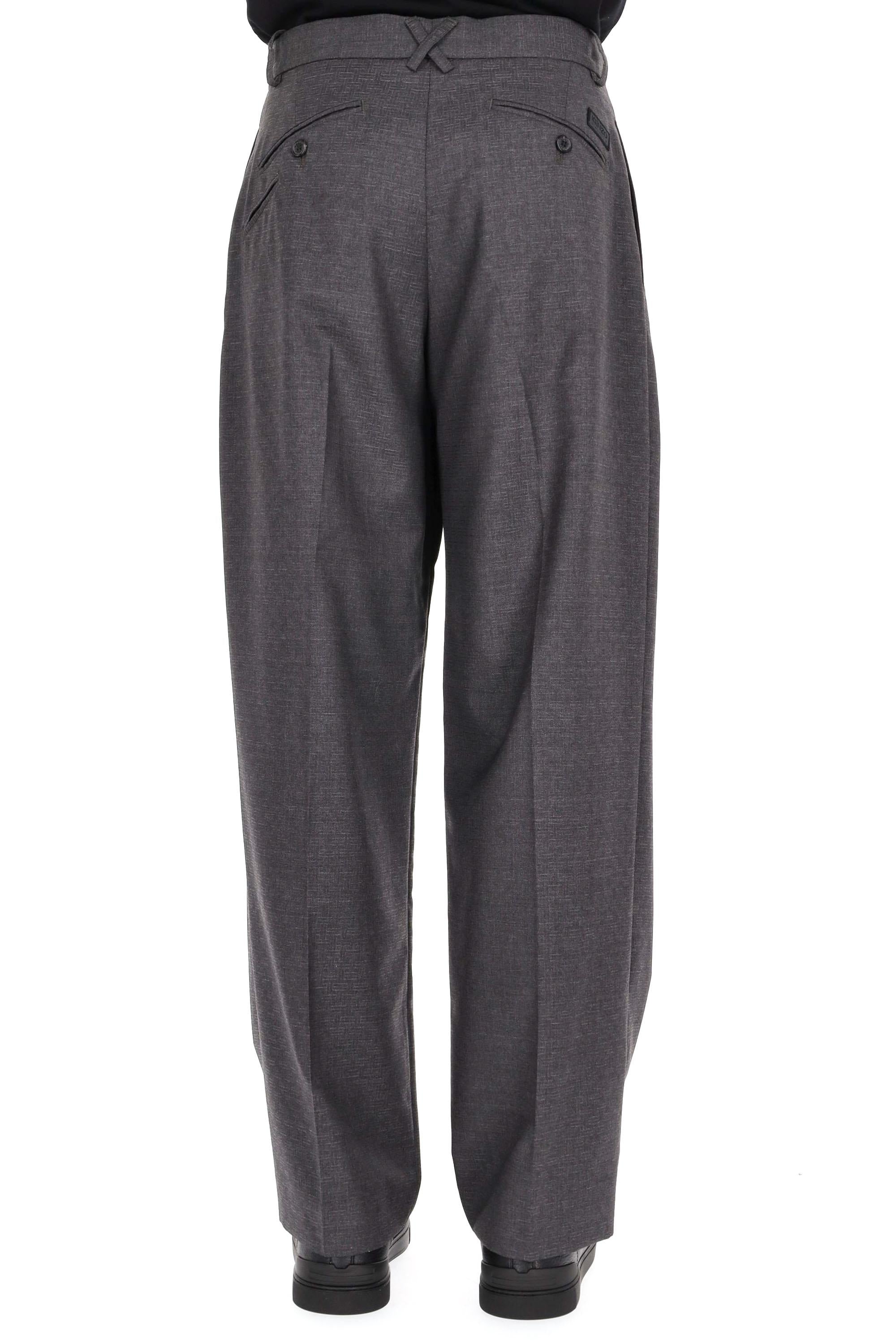 Kenzo Pantaloni Weave lana vergine FF65PA3689ID 92 