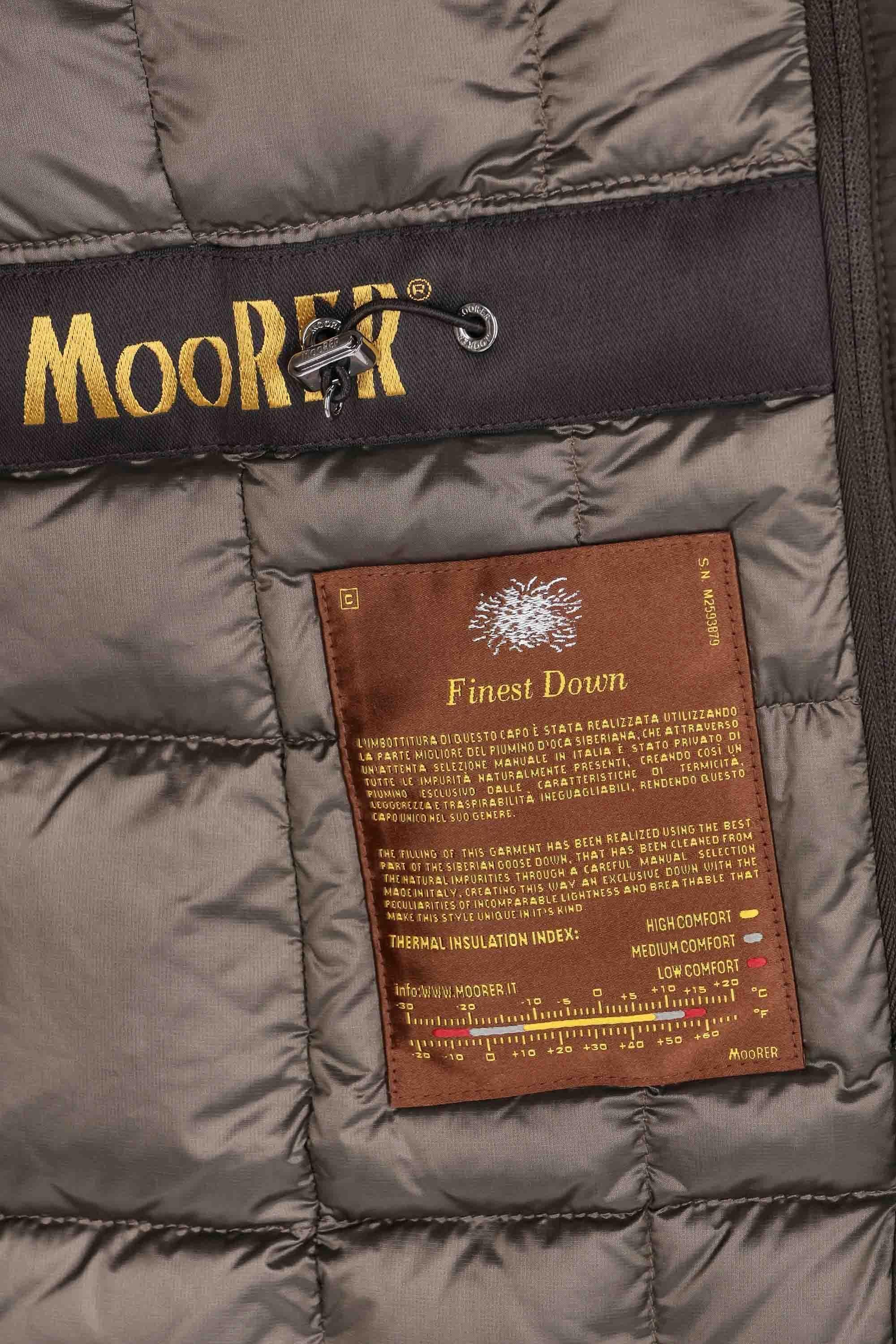 Moorer Sahariana in nylon imbotitta in piuma modello Isac-WK ISAC-WK U0311 