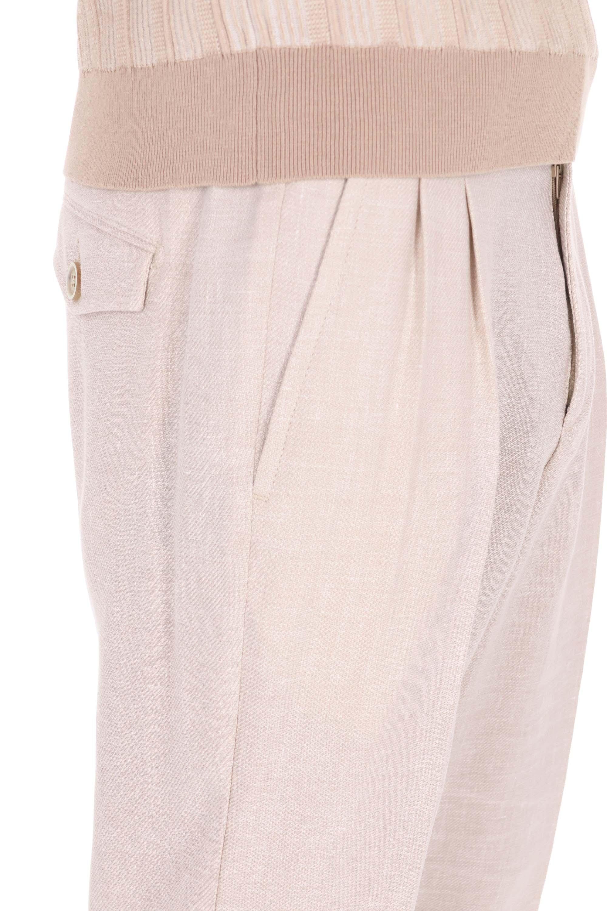 Eleventy Abito in lino-lana-seta tessuto Zegna Cross-ply M75ABUC10 TES0K024 02N 